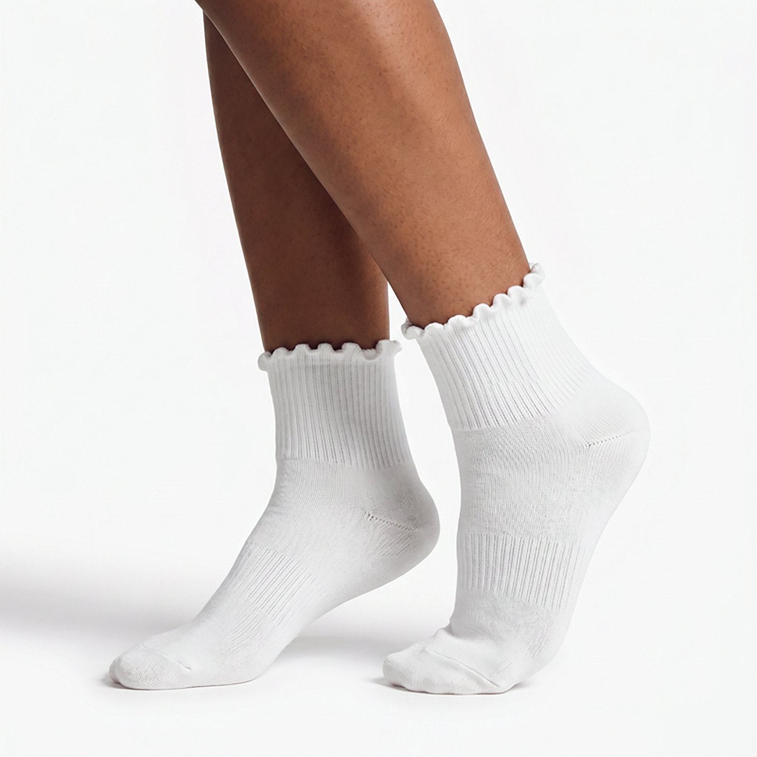 BCG Women's Sporty Ruffle Quarter Socks 6-Pack - view number 6