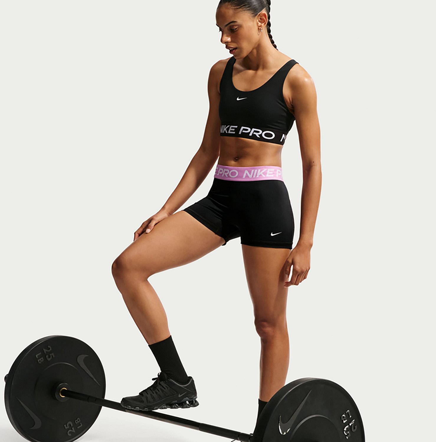 Nike Women's Nike Pro Dri-FIT Mid-Rise Biker Shorts 3 in. - view number 5