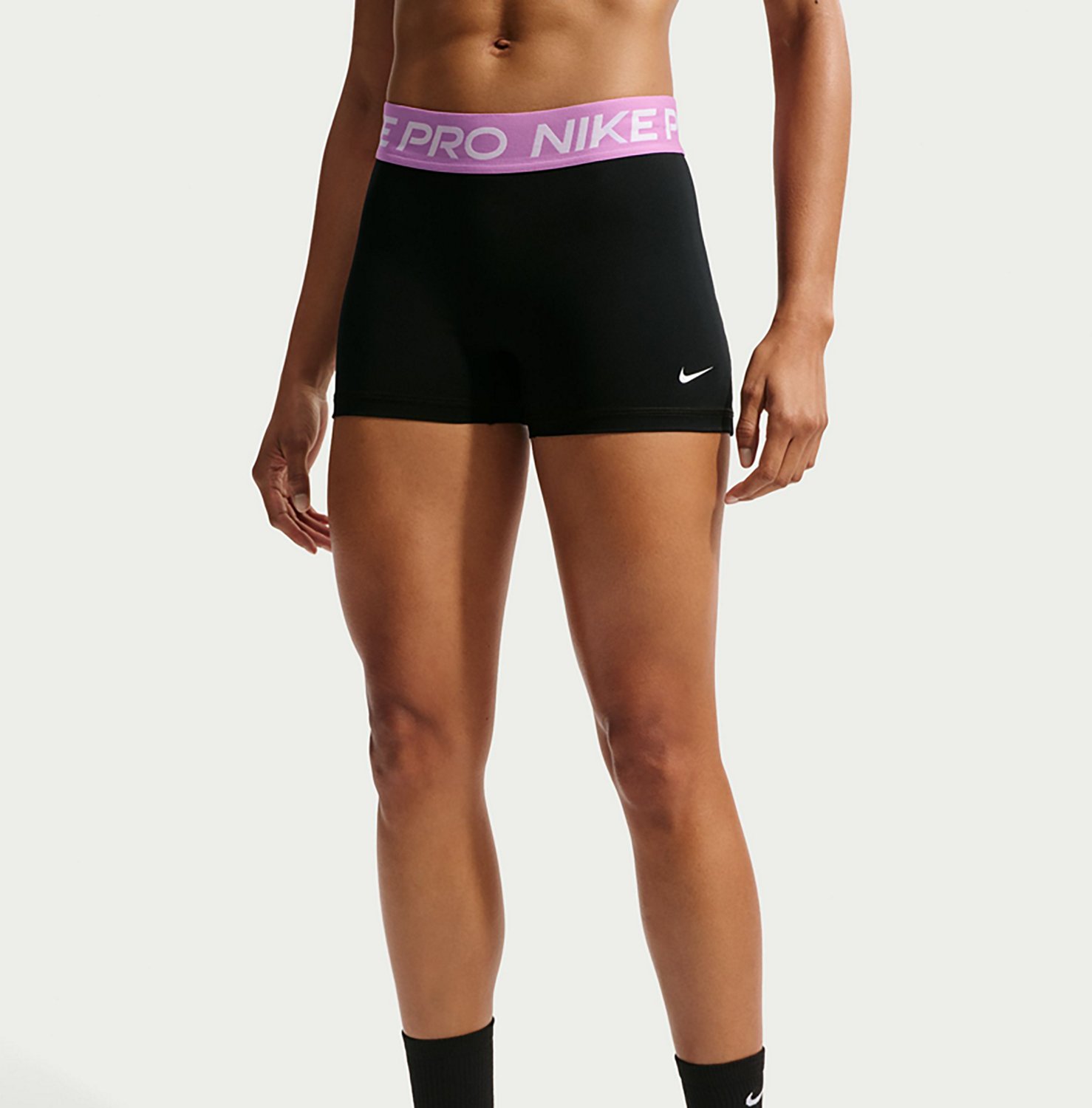 Nike Women's Nike Pro Dri-FIT Mid-Rise Biker Shorts 3 in. - view number 3