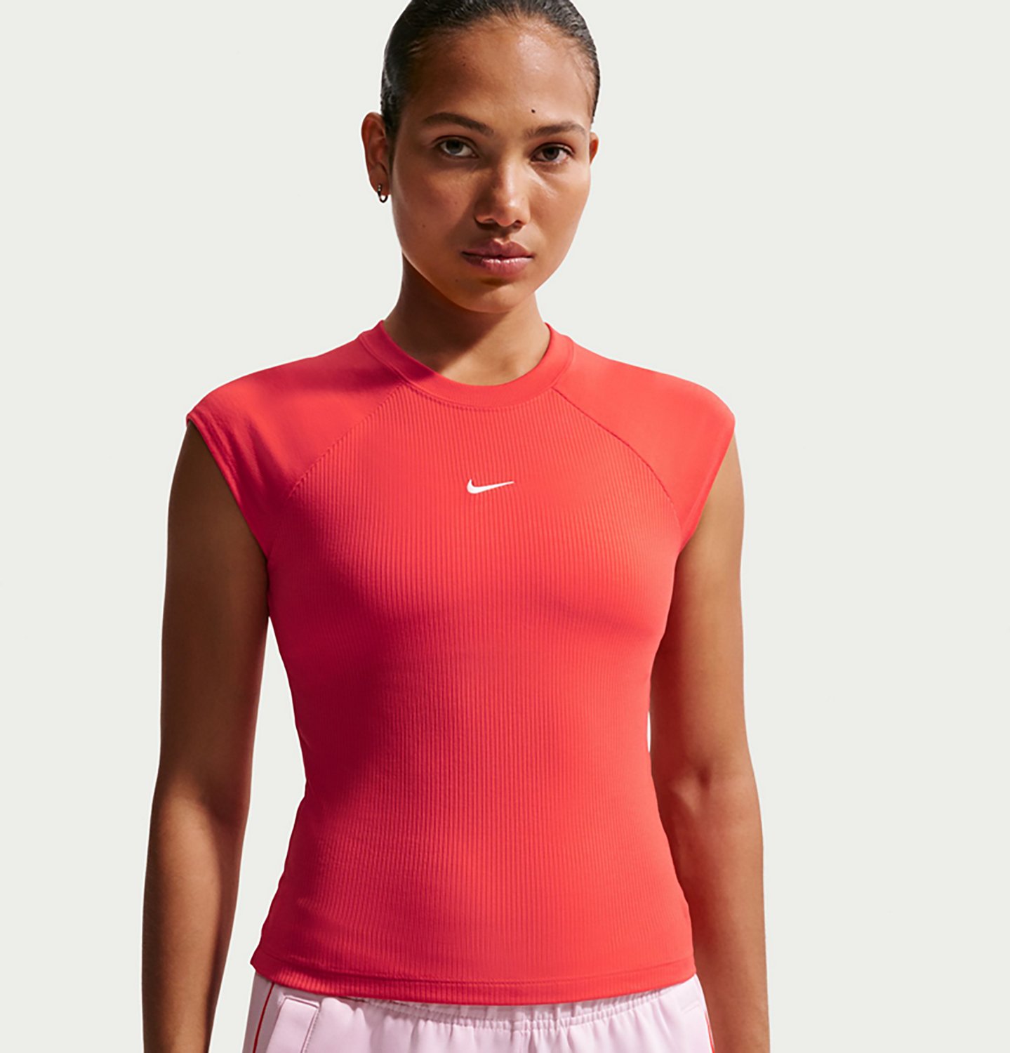 Nike Women's Sportswear Chill Knit Tight Ribbed T-shirt - view number 3