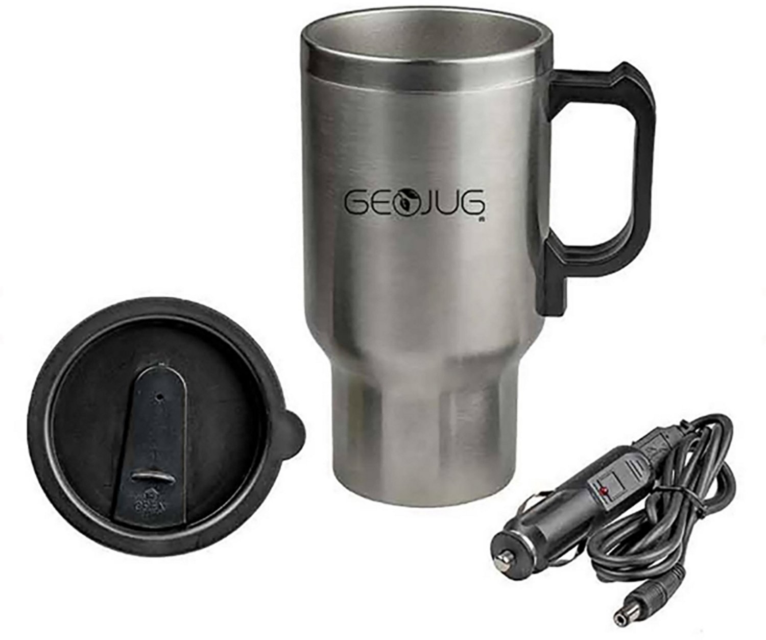 Brentwood Geojug 16 oz 12V Heated Travel Mug