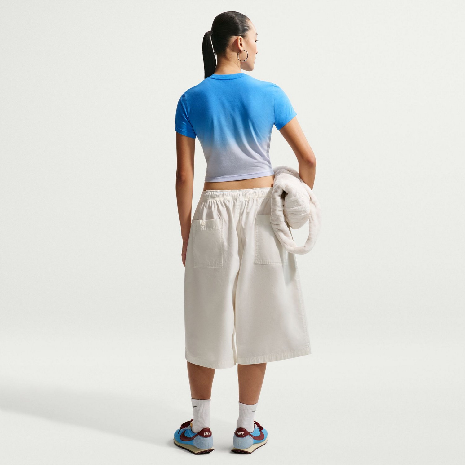 Nike Women's Sportswear Chill Knit Slim Cropped T-shirt - view number 2