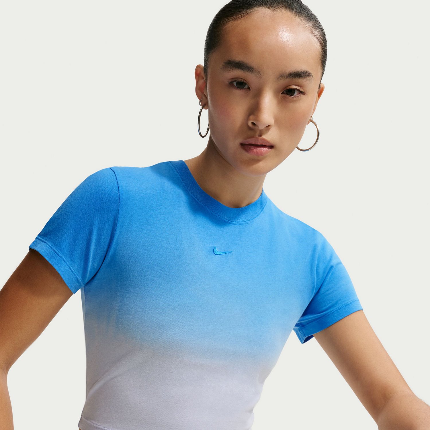 Nike Women's Sportswear Chill Knit Slim Cropped T-shirt - view number 3