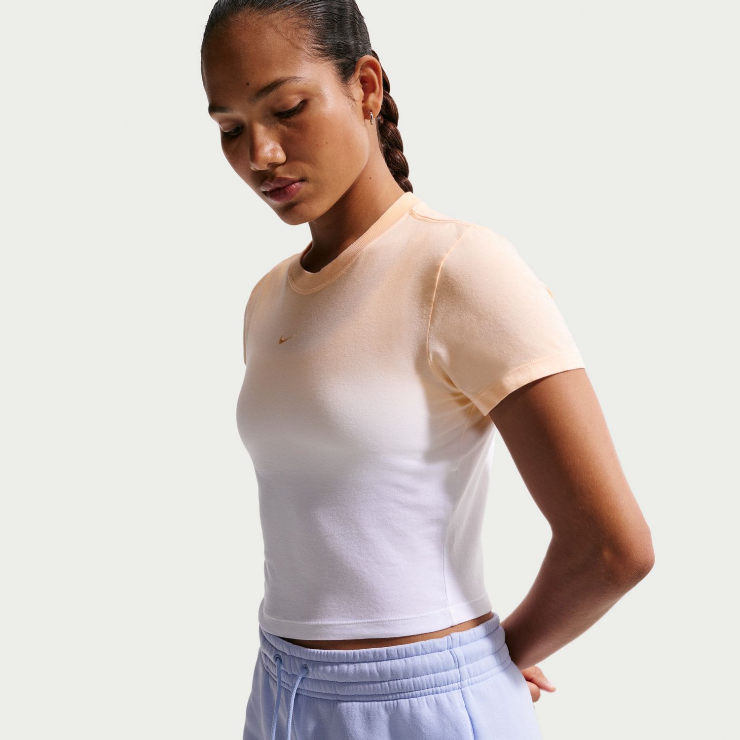 Nike Women's Sportswear Chill Knit Slim Cropped T-shirt - view number 5