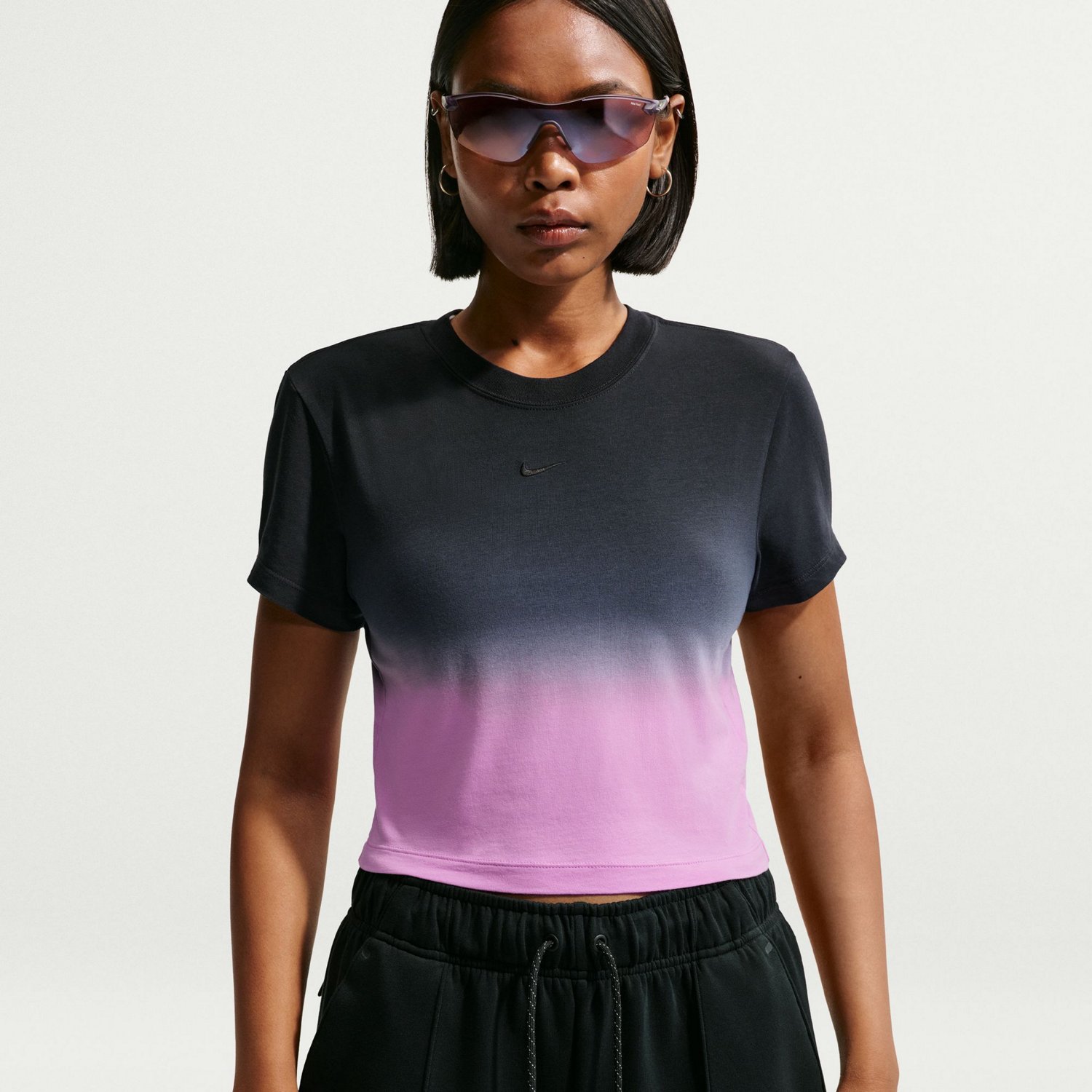 Nike Women's Sportswear Chill Knit Slim Cropped T-shirt - view number 3