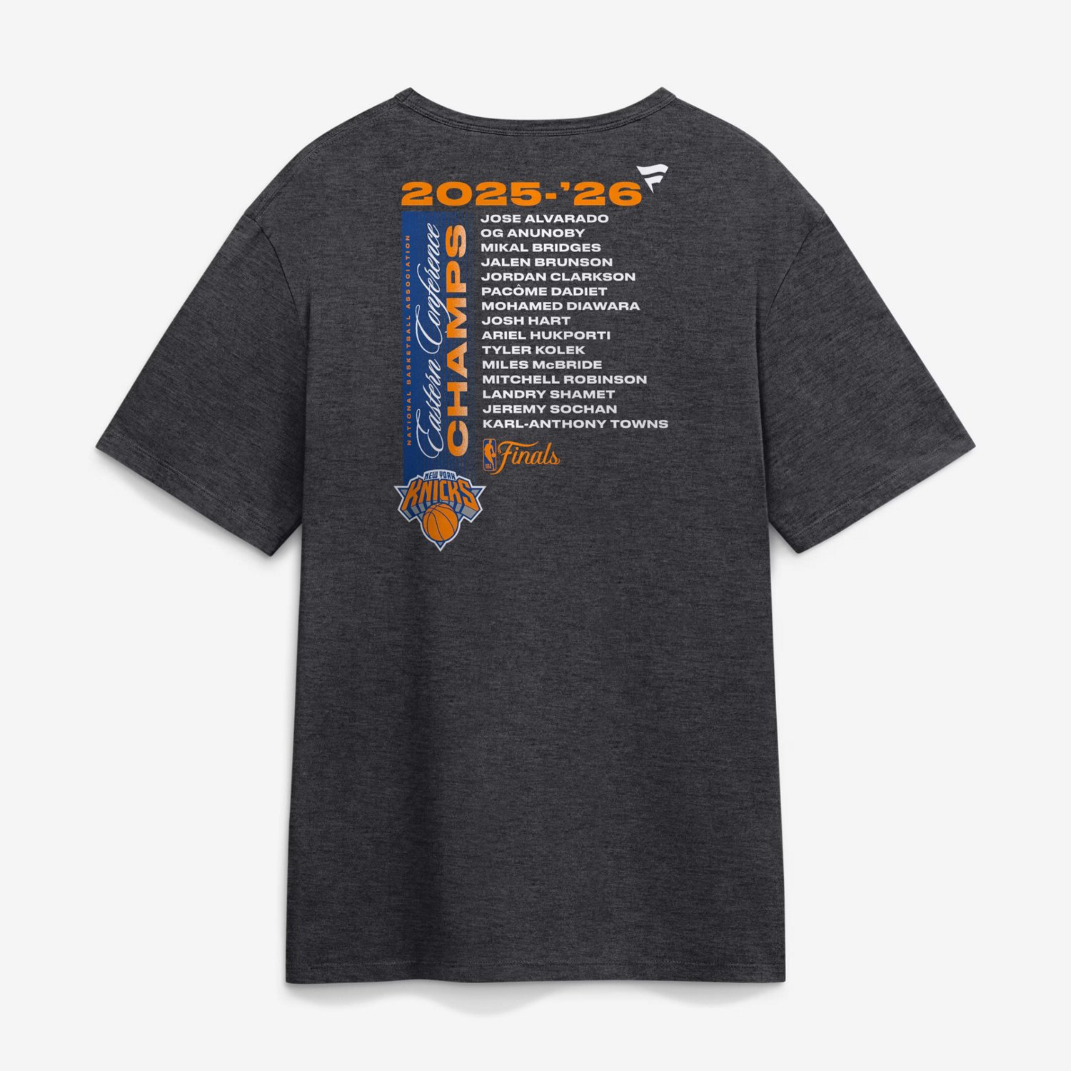 Fanatics Men's New York Knicks 2026 NBA Conference Champions Roster Short Sleeve T-Shirt - view number 3