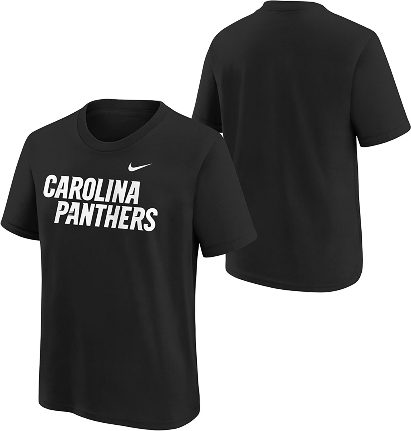 Nike Kids' Carolina Panthers Wordmark Graphic T-shirt - view number 3