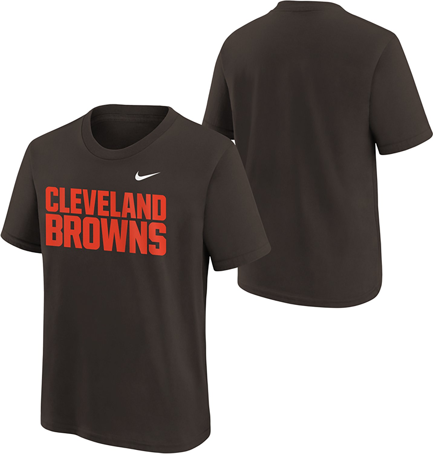 Nike Kids' Cleveland Browns Wordmark Graphic T-shirt - view number 3