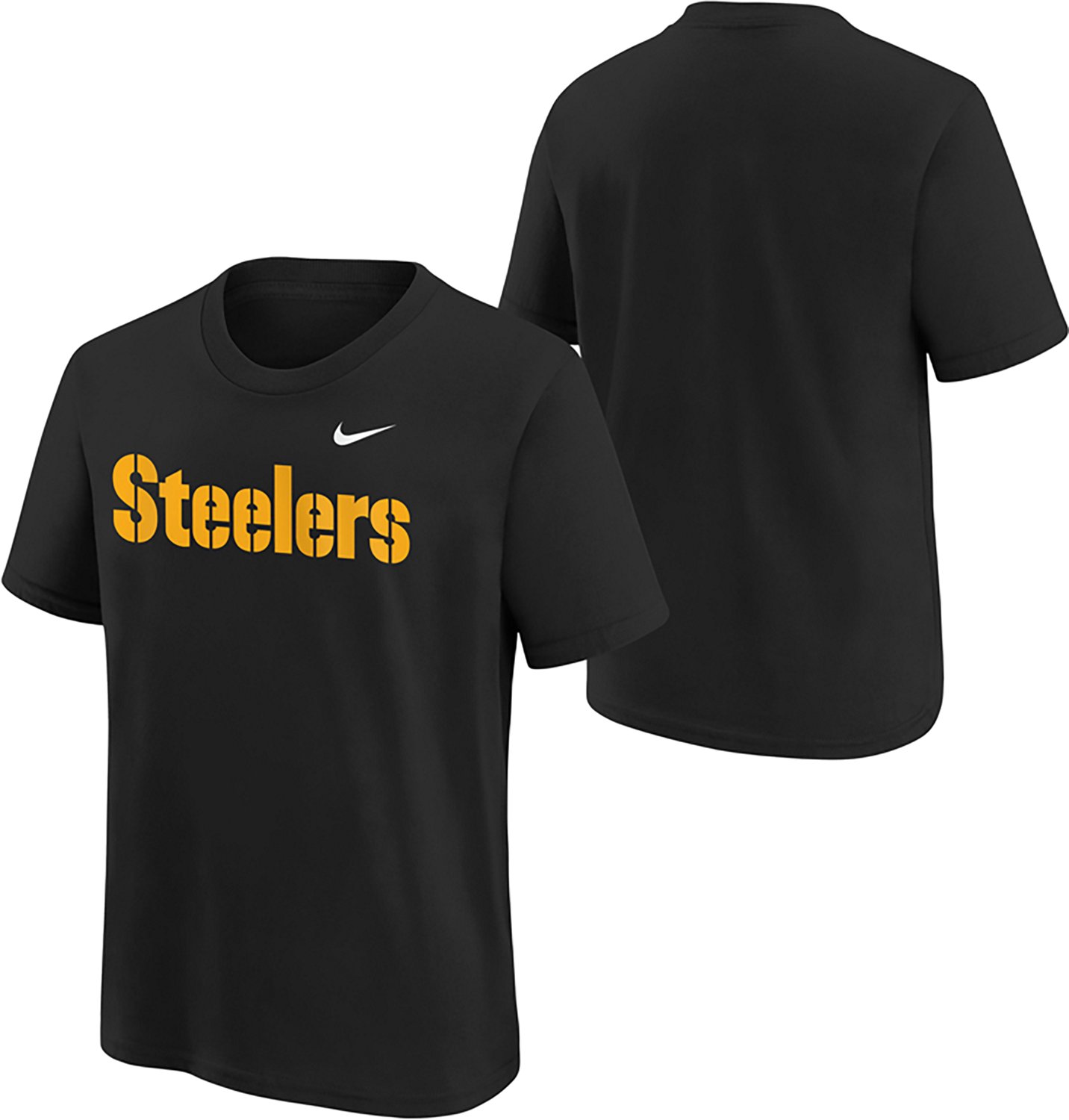 Nike Kids' Pittsburgh Steelers Wordmark Graphic T-shirt