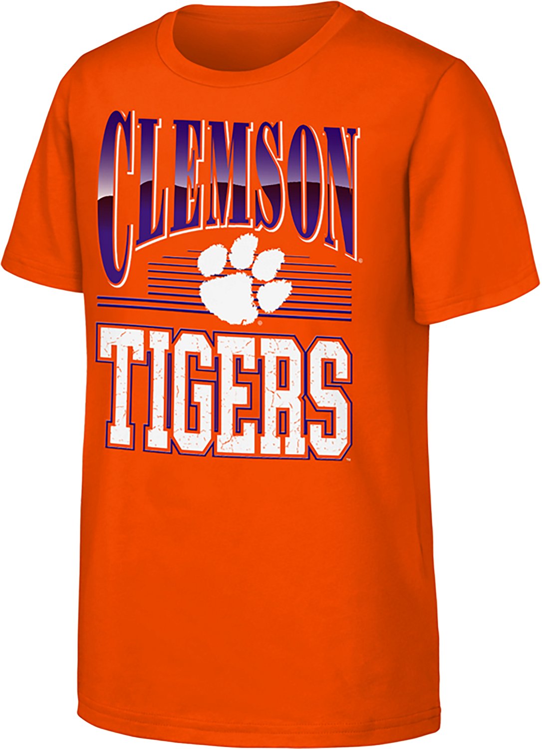 Outerstuff Boys' Clemson University Chrome Header Graphic T-shirt