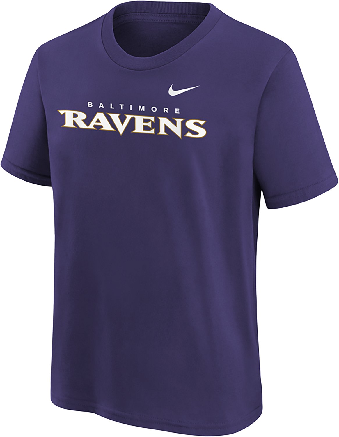 Nike Kids' Baltimore Ravens Wordmark Graphic T-shirt