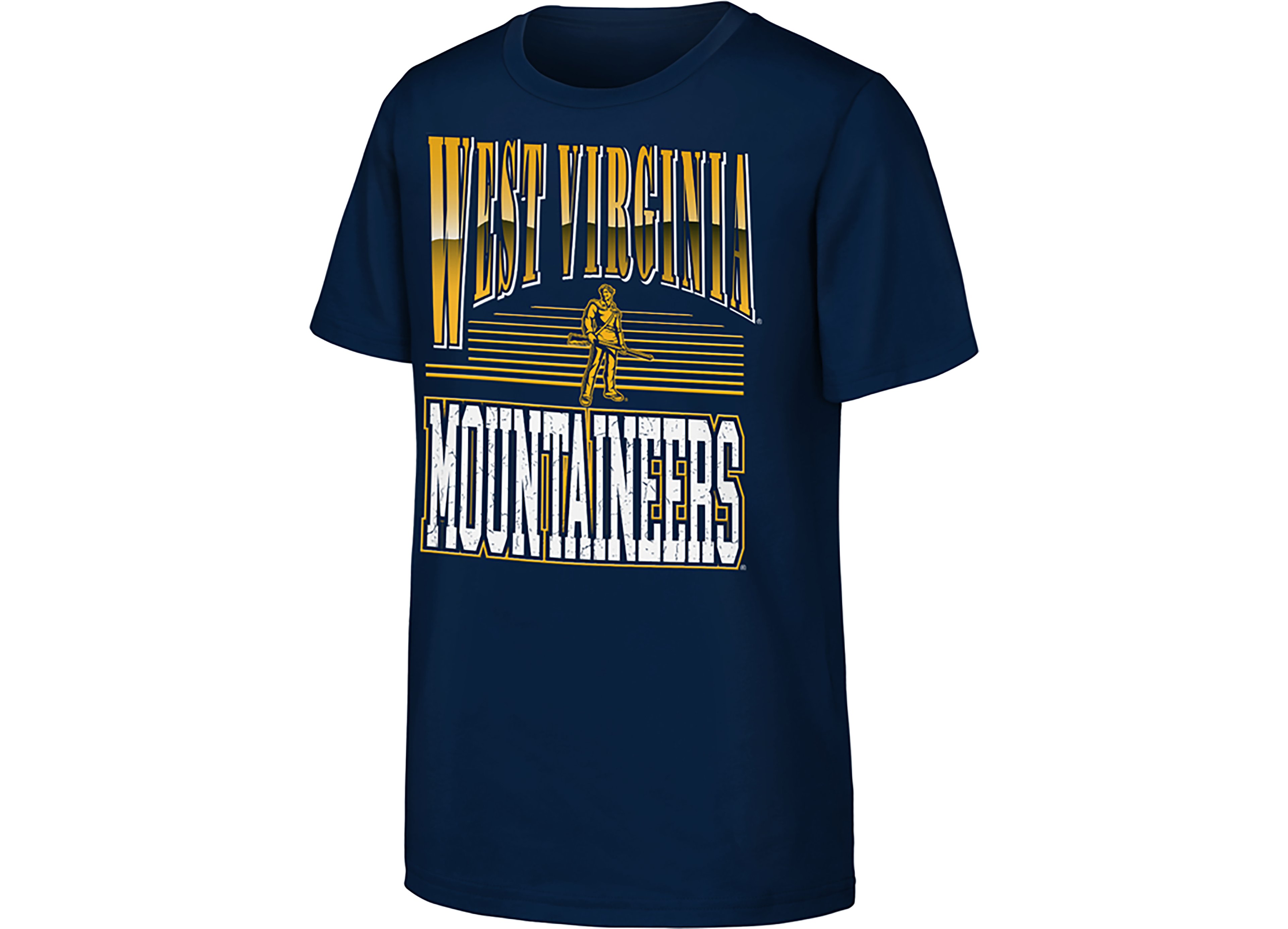 Outerstuff Boys' West Virginia University Chrome Header Graphic T-shirt