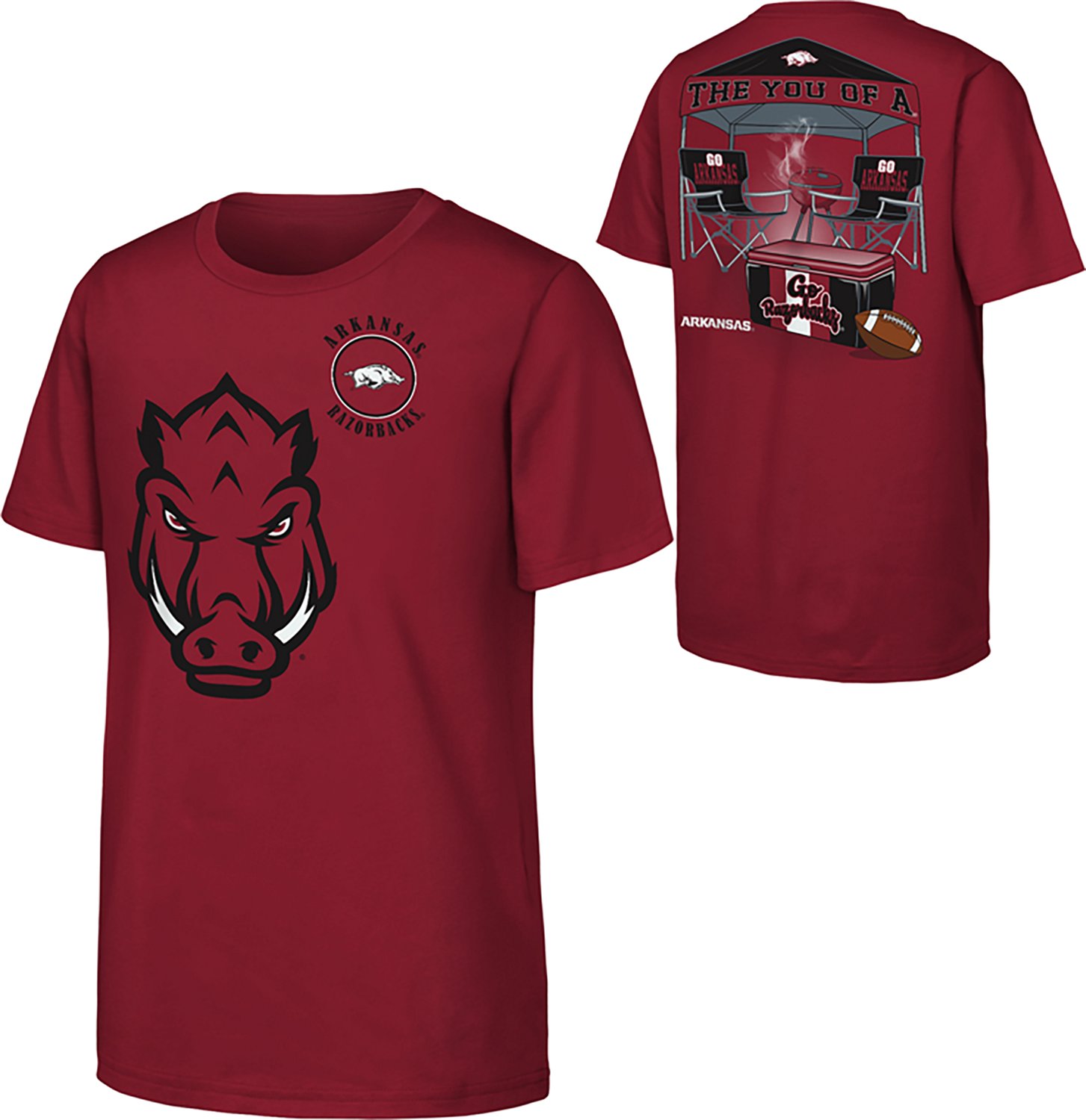 Outerstuff Boys' University of Arkansas Tailgater Graphic T-shirt