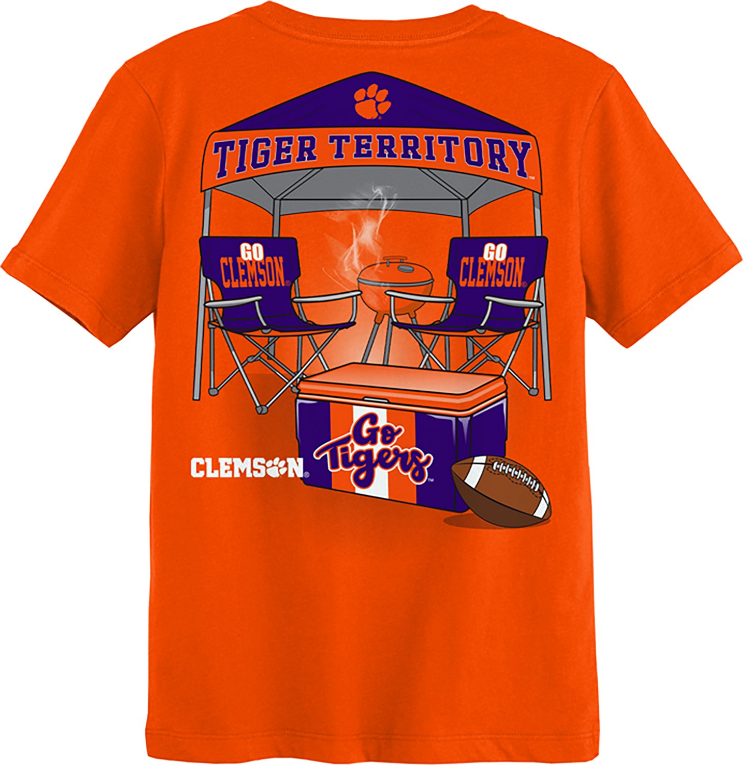 Outerstuff Boys' Clemson University Tailgater Graphic T-shirt - view number 2