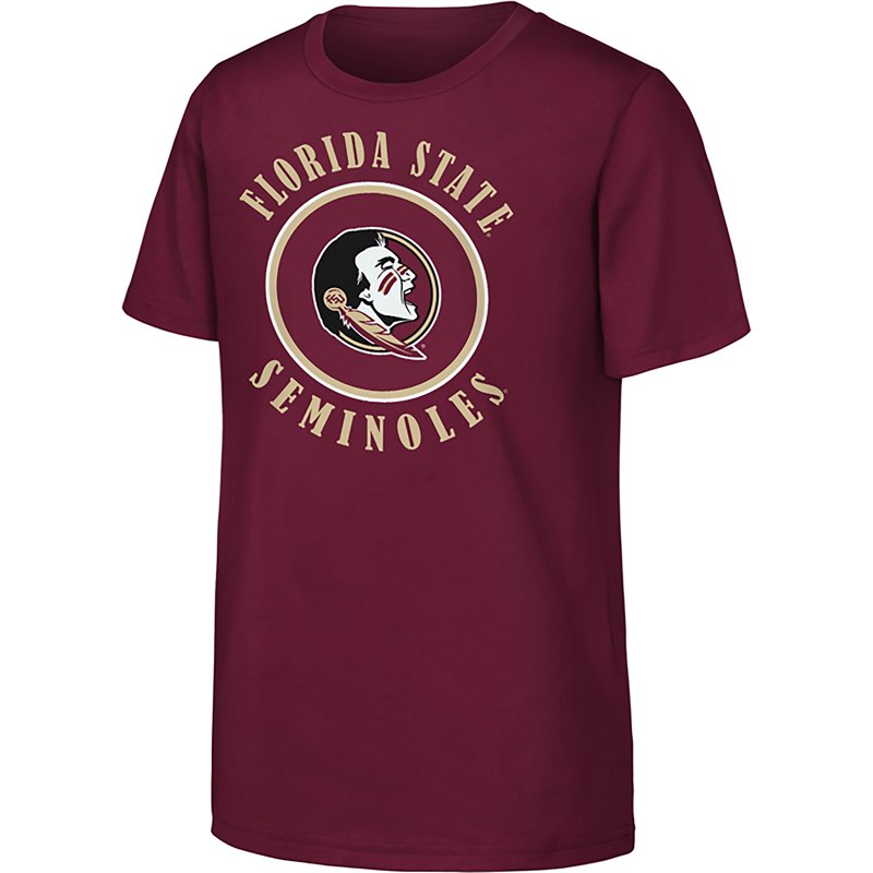 NCAA Youth Florida State Seminoles Garnet Tailgater T-Shirt, Medium, Red