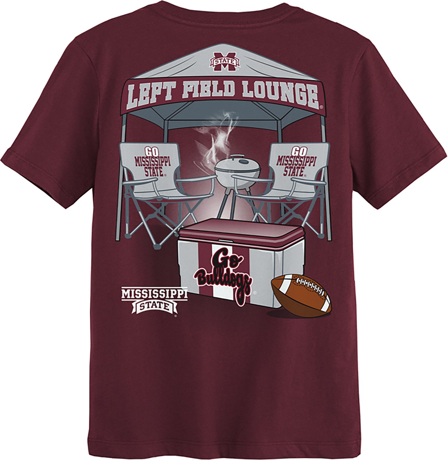 Outerstuff Boys' Mississippi State University Tailgater Graphic T-shirt - view number 2