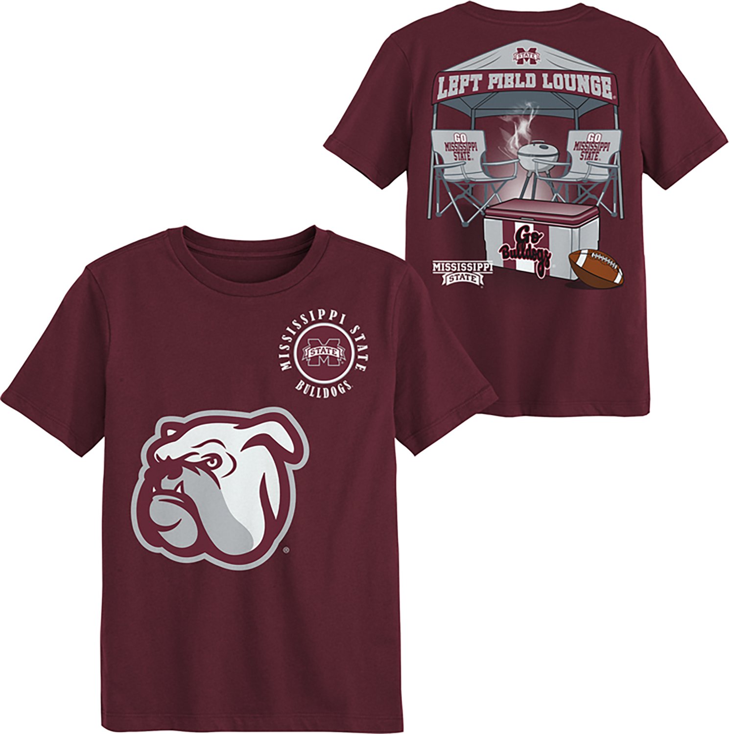 Outerstuff Boys' Mississippi State University Tailgater Graphic T-shirt - view number 3