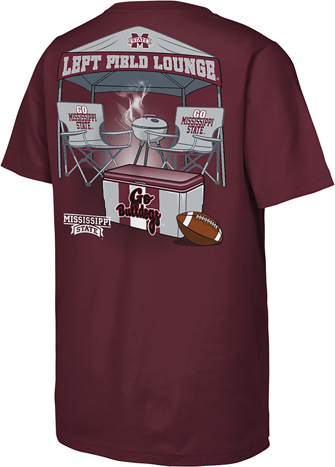 Outerstuff Boys' Mississippi State University Tailgater Graphic T-shirt - view number 2