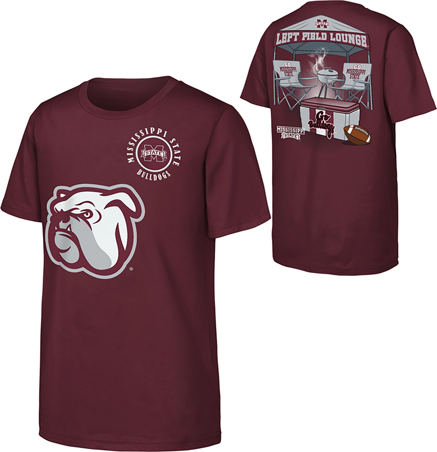 Outerstuff Boys' Mississippi State University Tailgater Graphic T-shirt - view number 3
