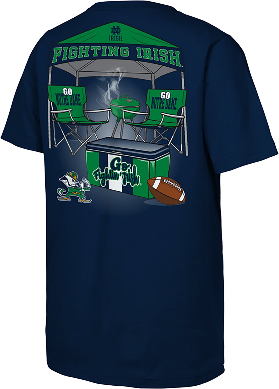Outerstuff Boys' University of Notre Dame Tailgater Graphic T-shirt - view number 2