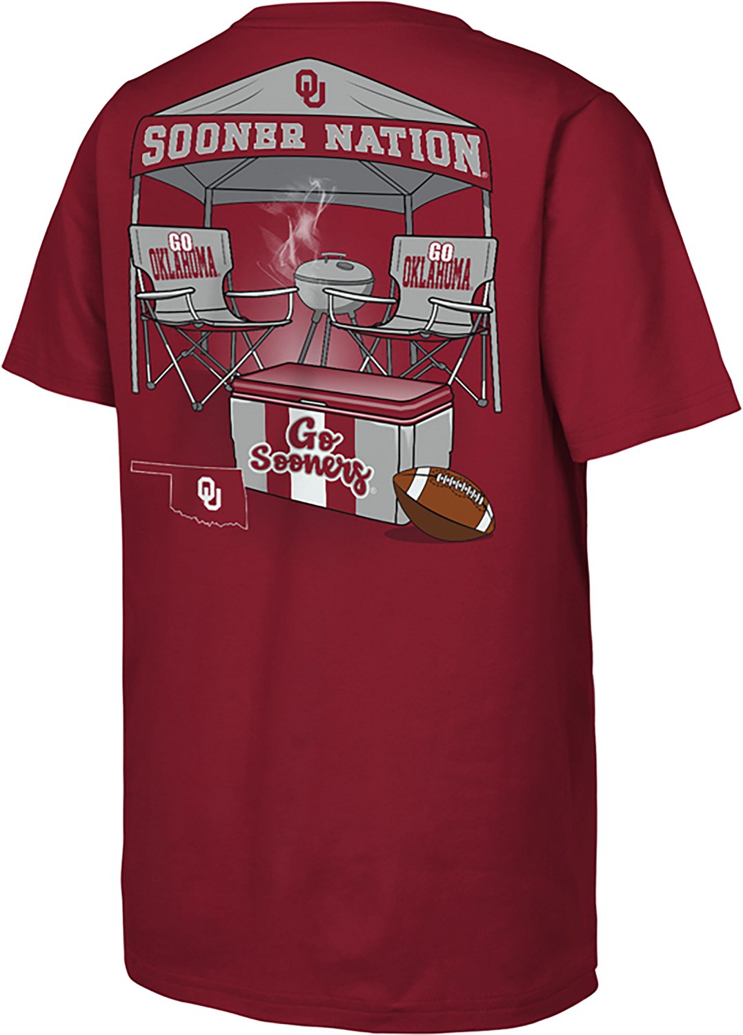 Outerstuff Boys' University of Oklahoma Tailgater Graphic T-shirt