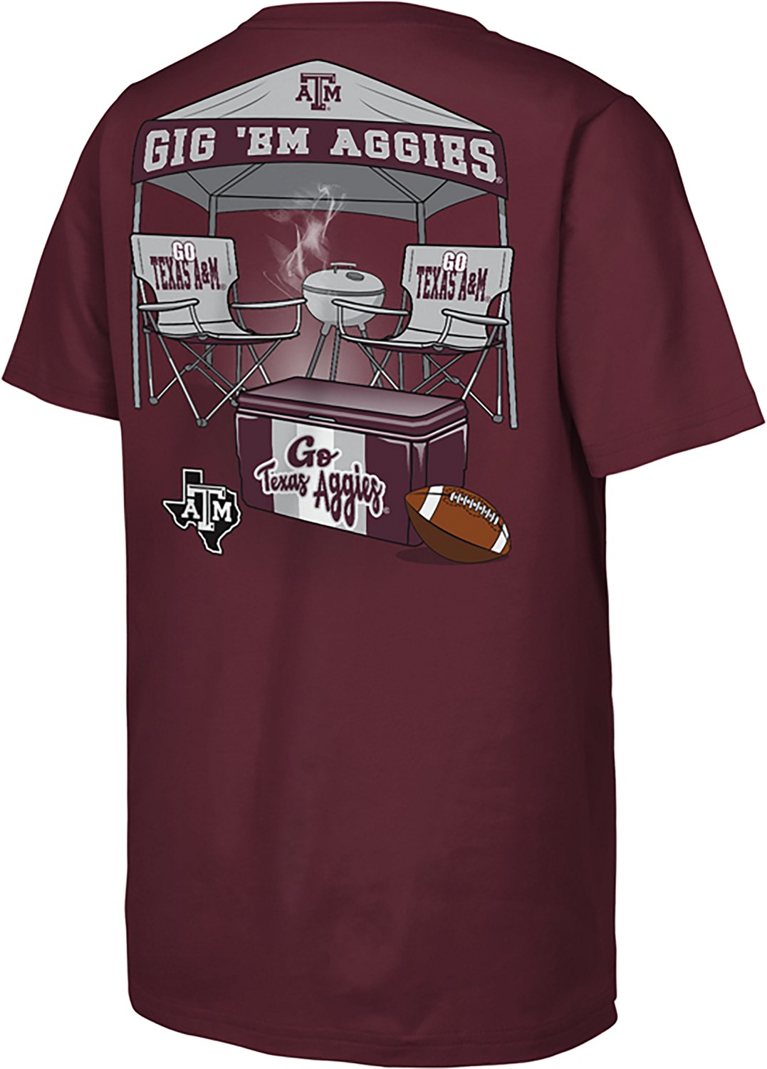 Outerstuff Boys' Texas A&M University Tailgater Graphic T-shirt - view number 2