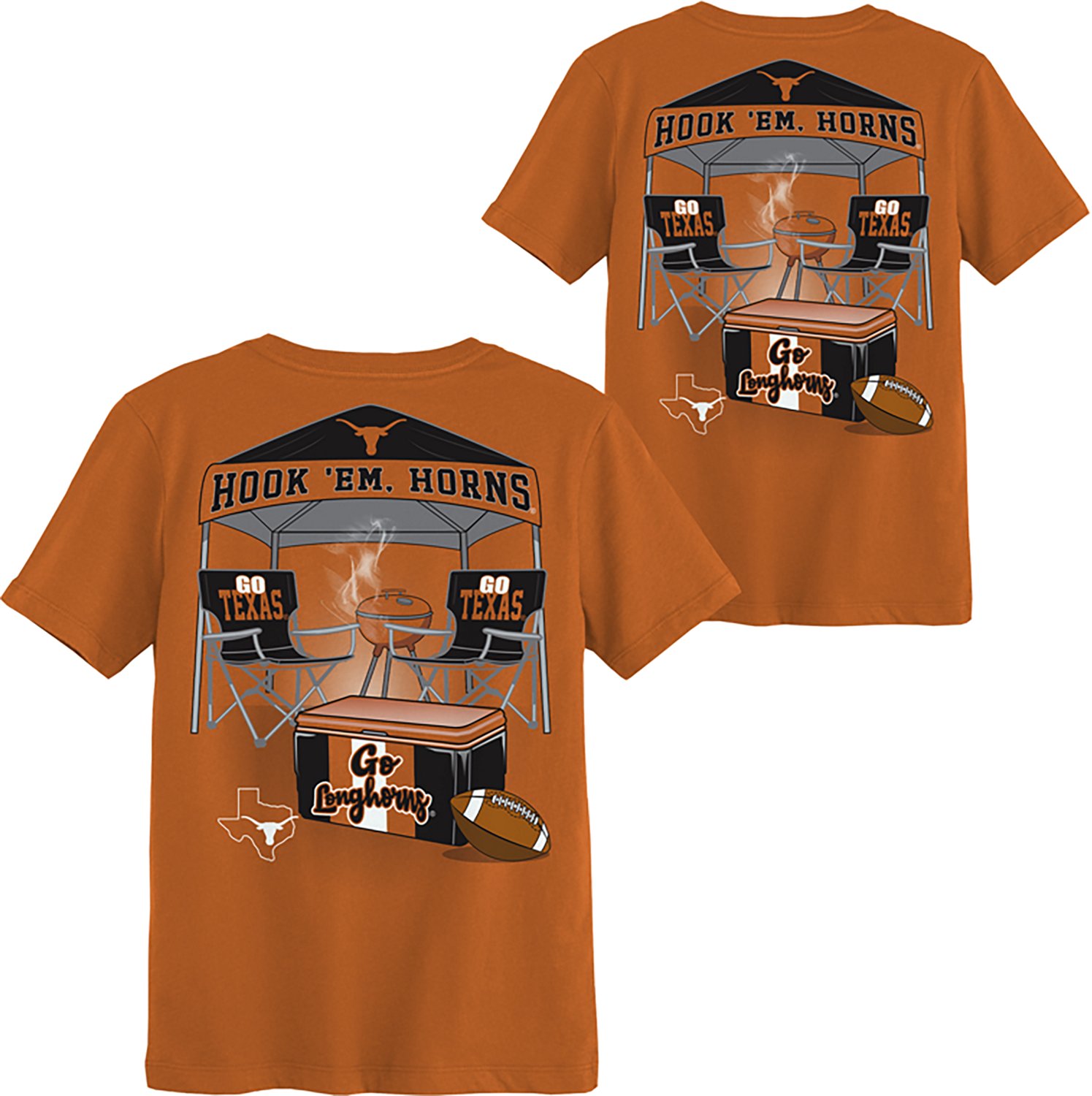 Outerstuff Boys' University of Texas Tailgater Graphic T-shirt - view number 3