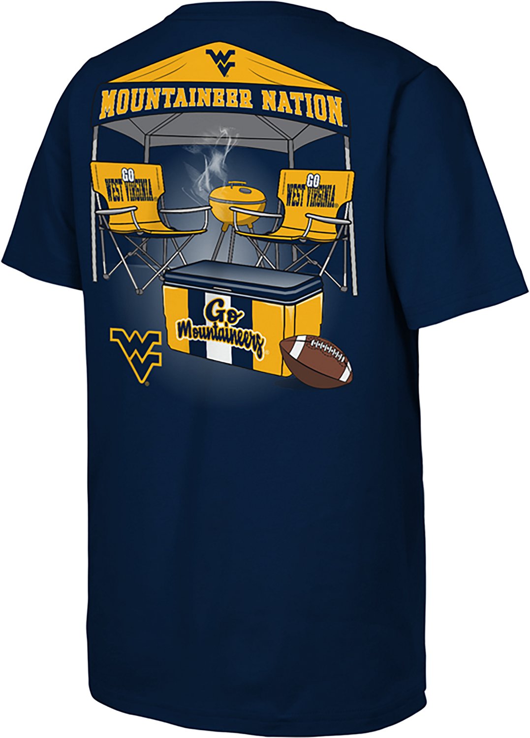 Outerstuff Boys' West Virginia University Tailgater Graphic T-shirt - view number 2