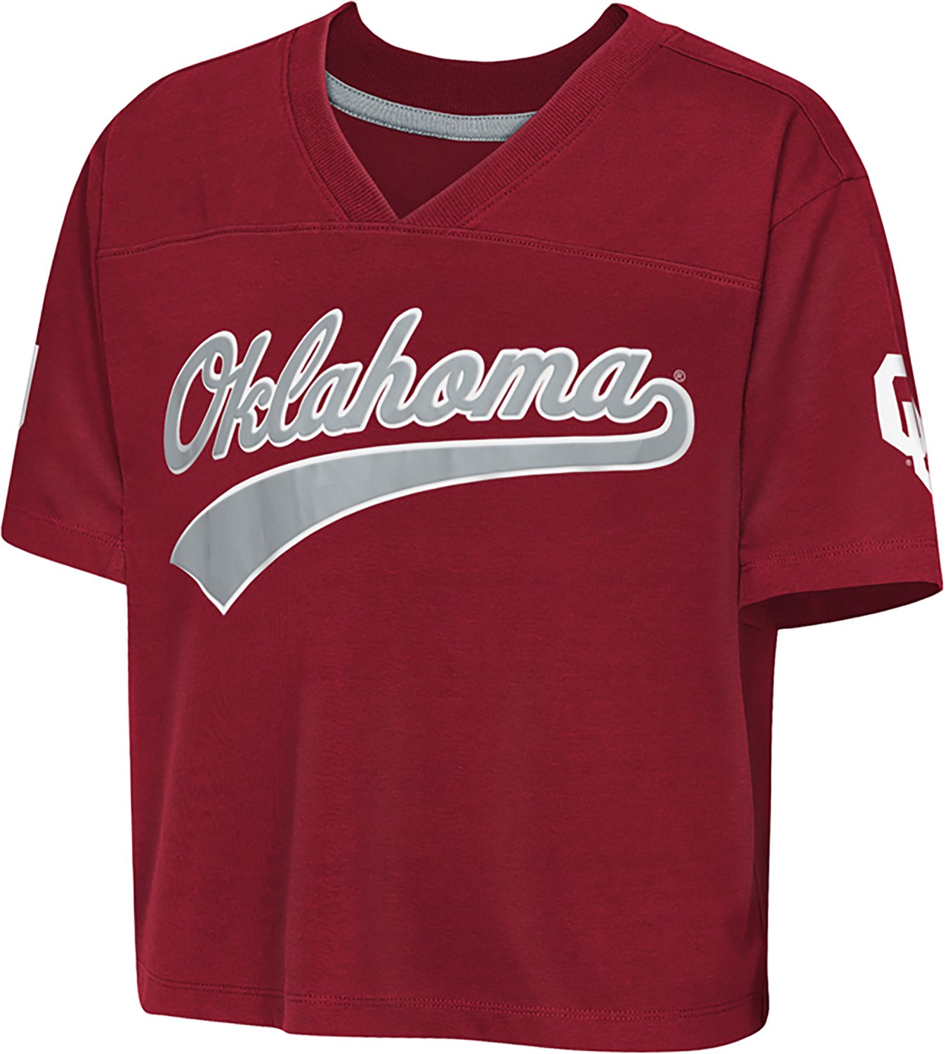 Outerstuff Girls' University of Oklahoma Cropped Football Top
