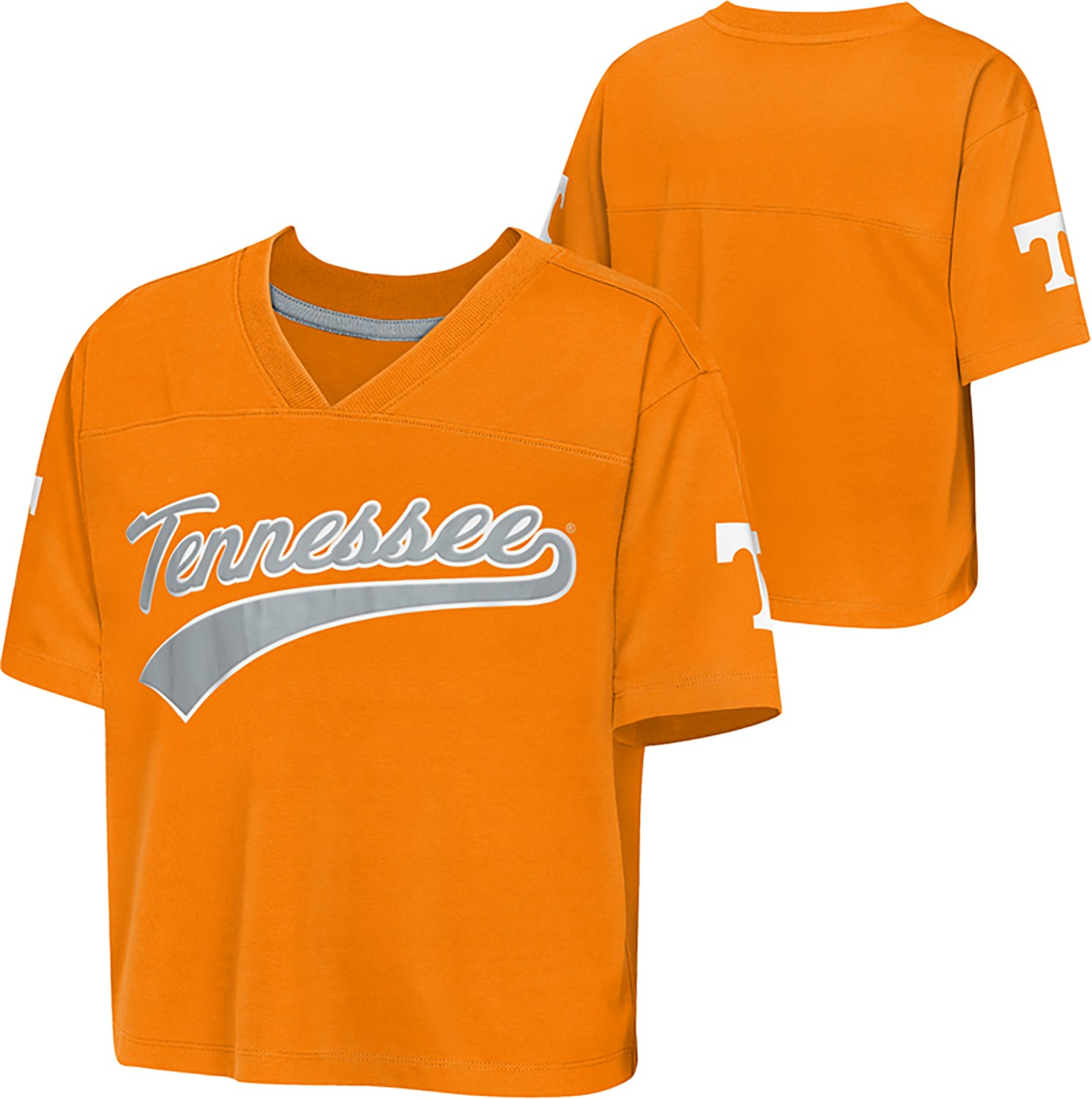 Outerstuff Girls' University of Tennessee Cropped Football Top