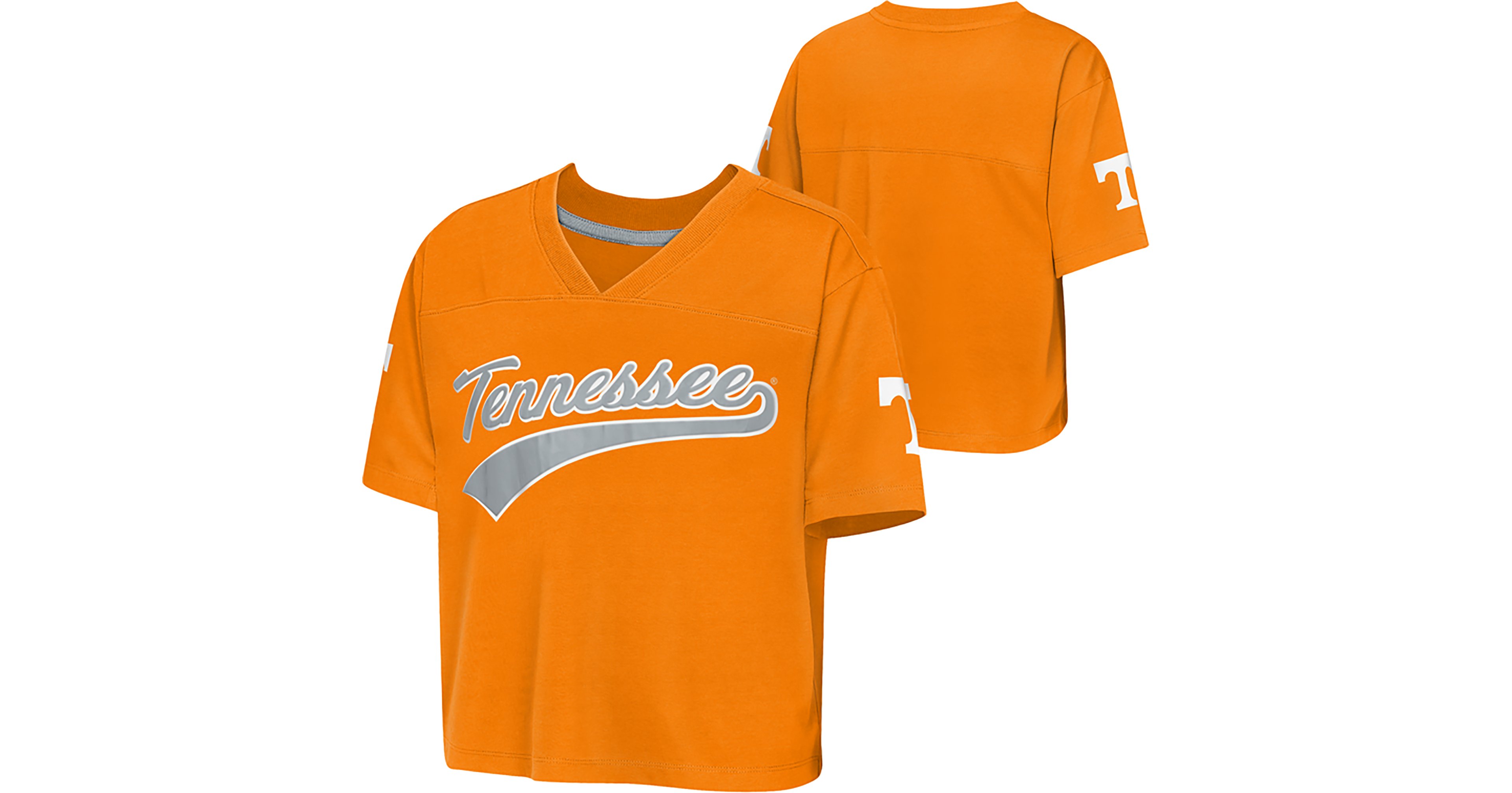 Outerstuff Girls' University of Tennessee Cropped Football Top