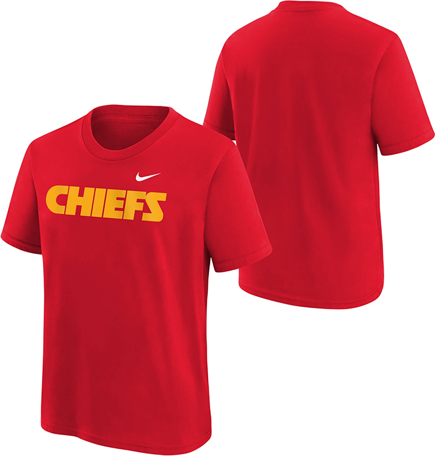 Nike Kids' Kansas City Chiefs Wordmark Graphic T-shirt