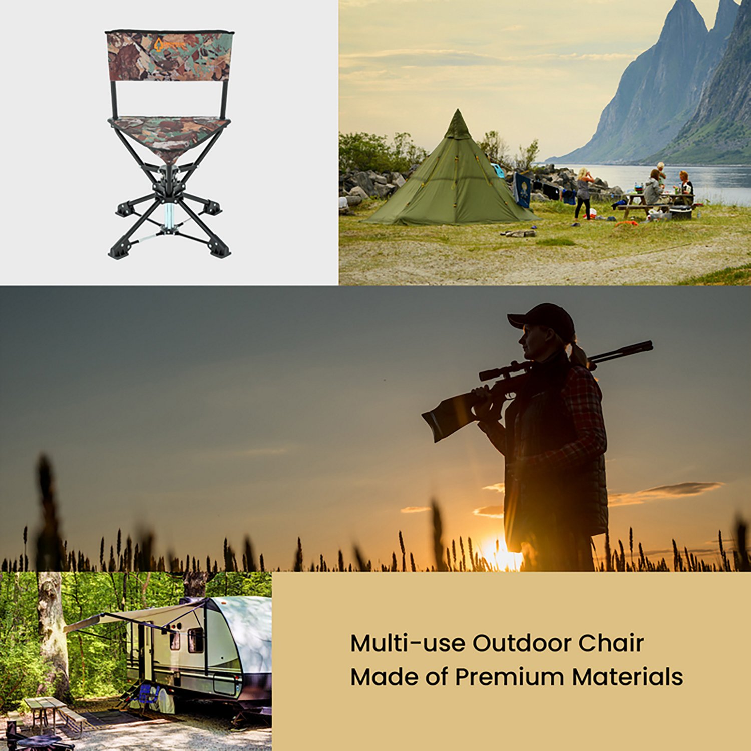 Arrowhead Outdoor 360 Degree Swivel Hunting Chair