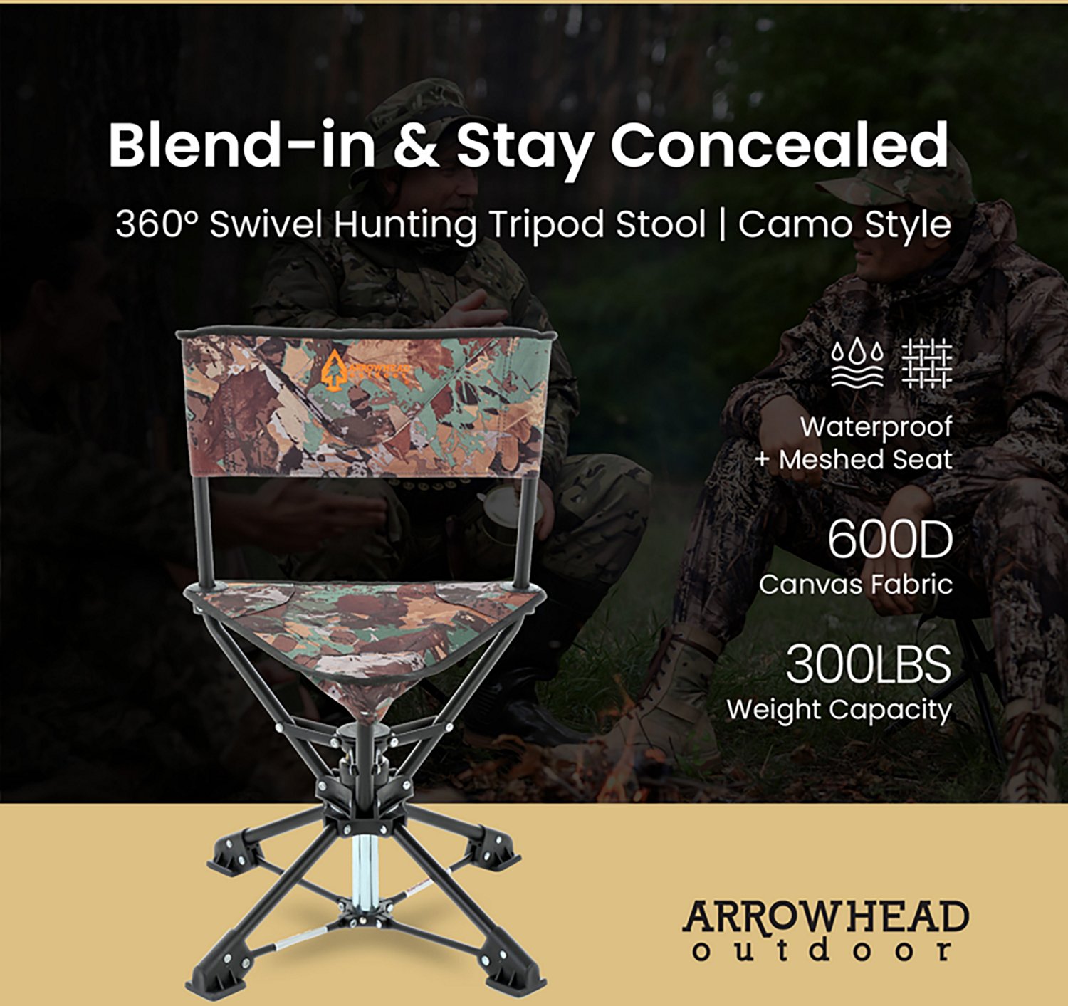 Arrowhead Outdoor 360 Degree Swivel Hunting Chair