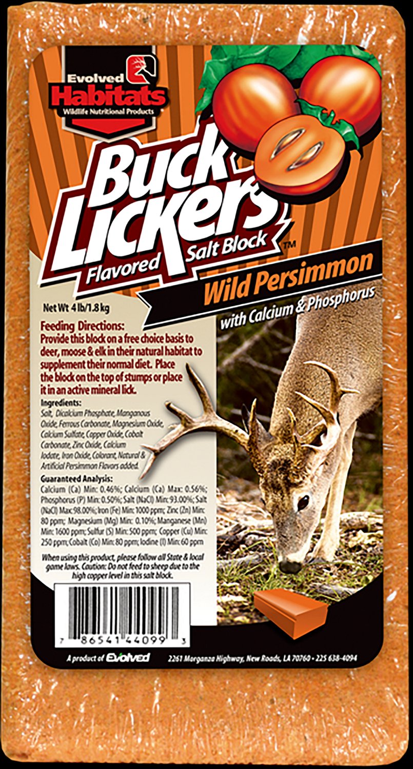 Evolved Buck Lickers™ Persimmon Mineral Block