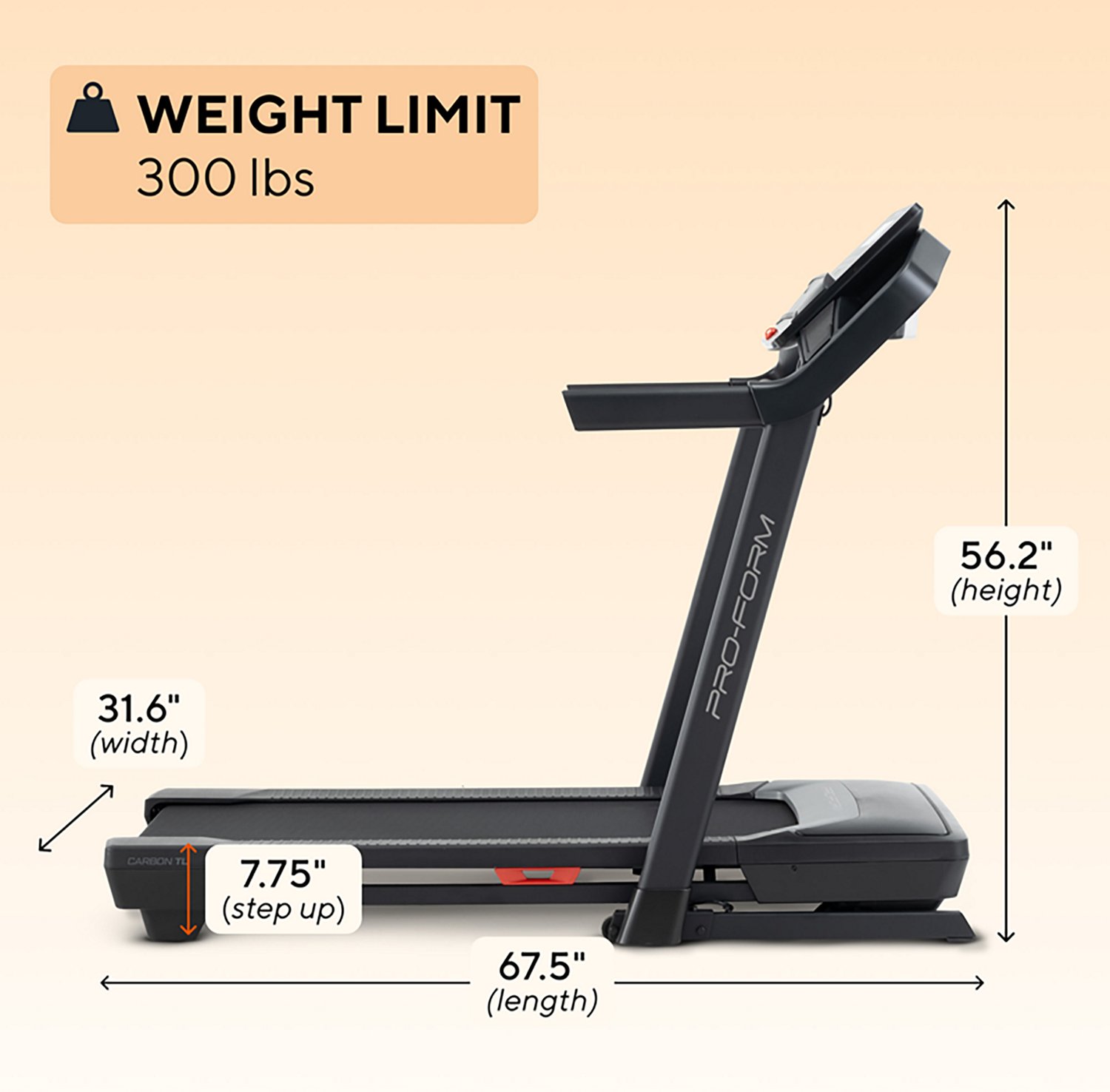 ProForm Carbon TL Treadmill - view number 5