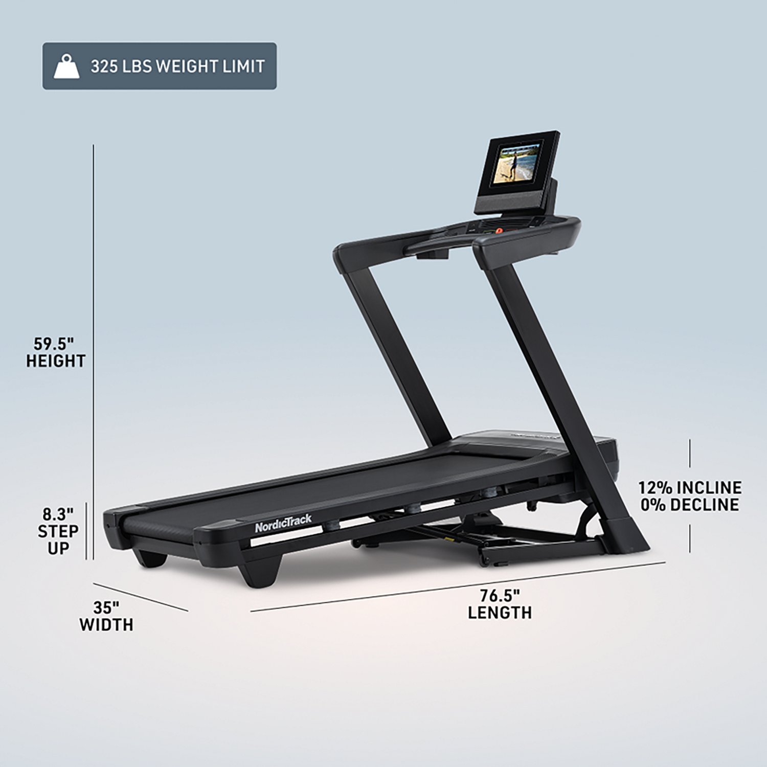 NordicTrack T Series 10 Treadmill with iFIT - view number 5