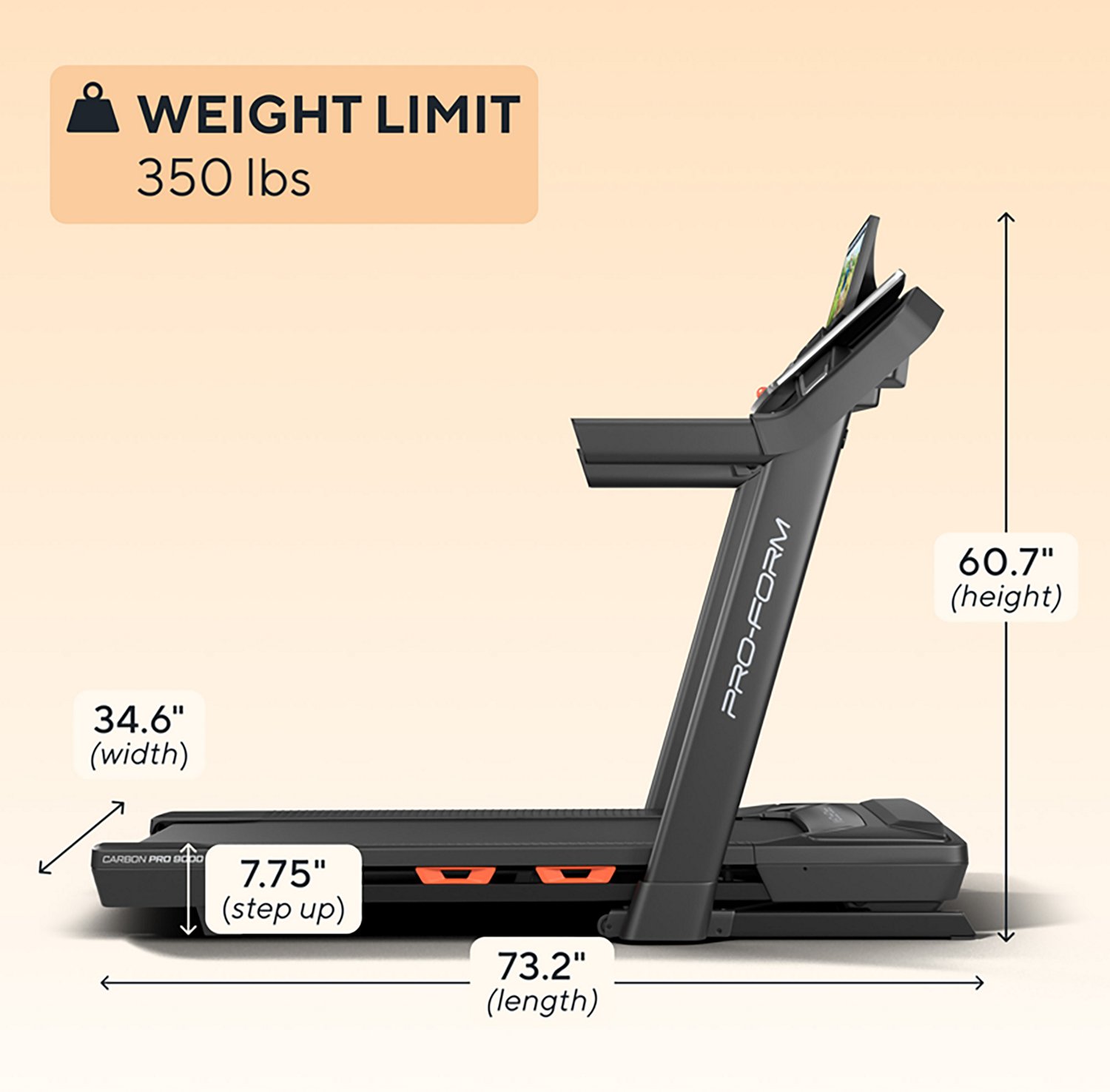 ProForm Carbon Pro 9000 Treadmill  - view number 5