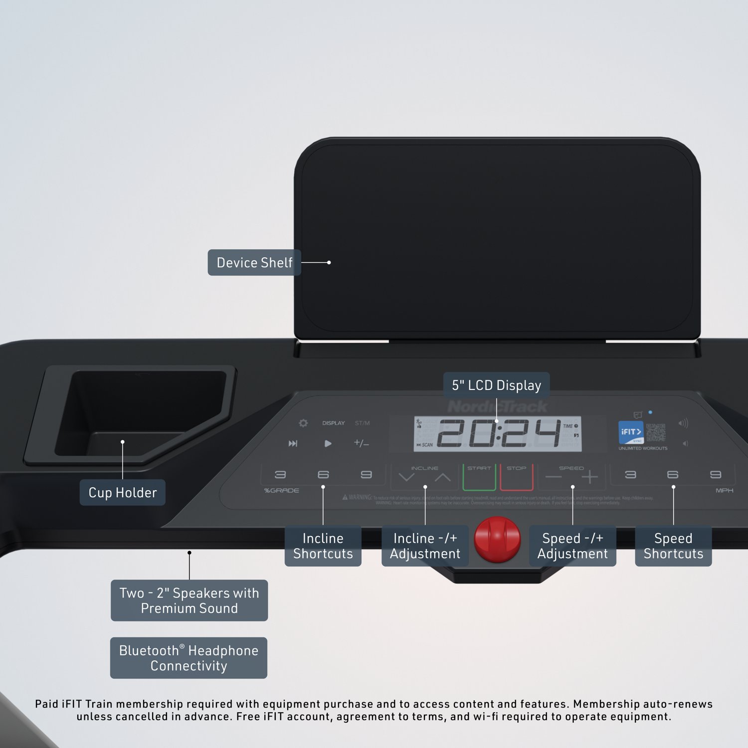 NordicTrack T 5.0 S Treadmill - view number 2