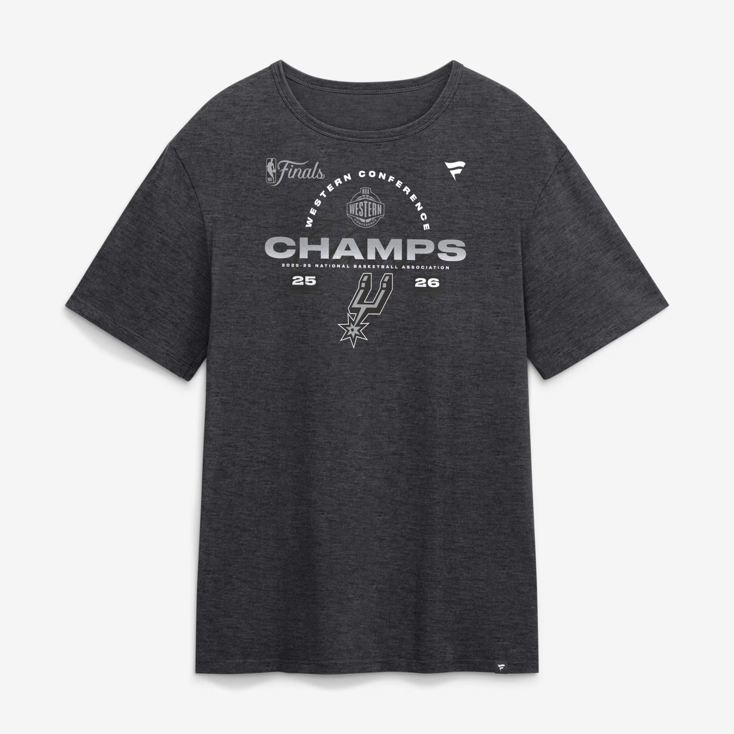 Fanatics Men's San Antonio Spurs 2026 NBA Conference Champions Roster Short Sleeve T-Shirt - view number 2