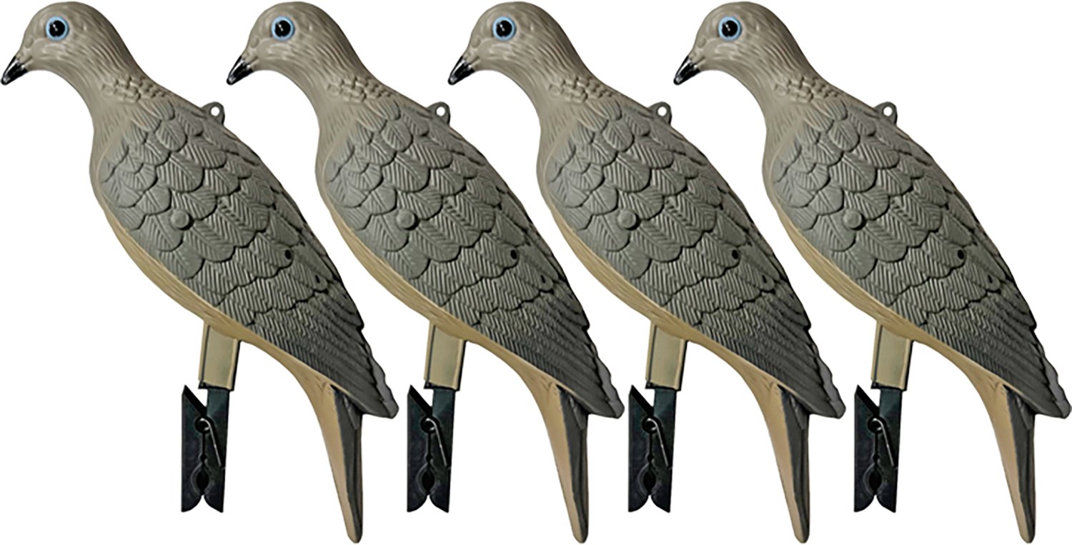MOJO Outdoors Clip On Dove Decoys 4-Pack
