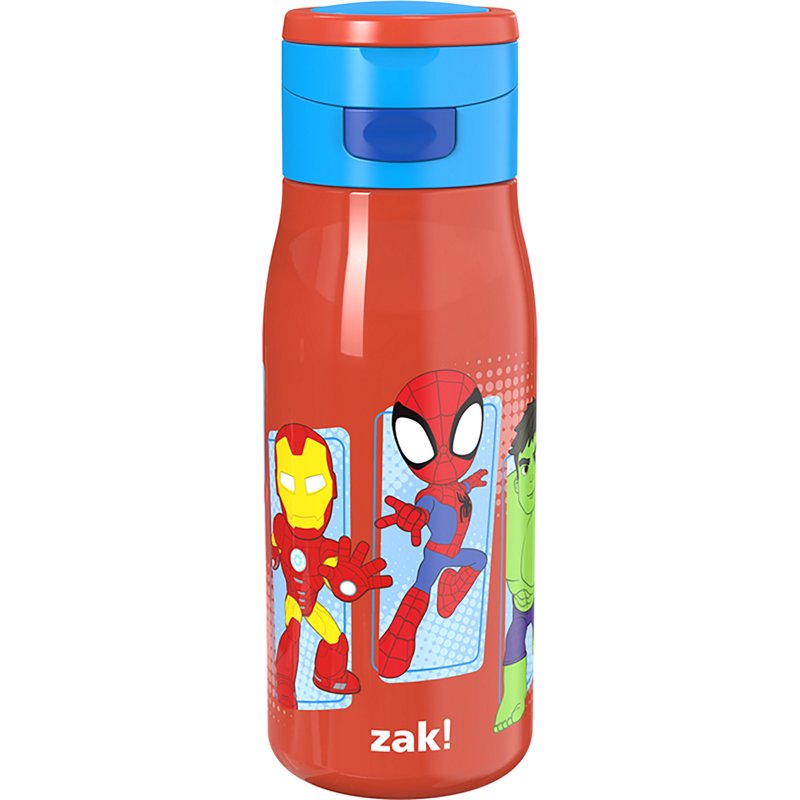 908037 13 oz Spidey & His Amazing Friends Stainless Steel Water Bottle, Red