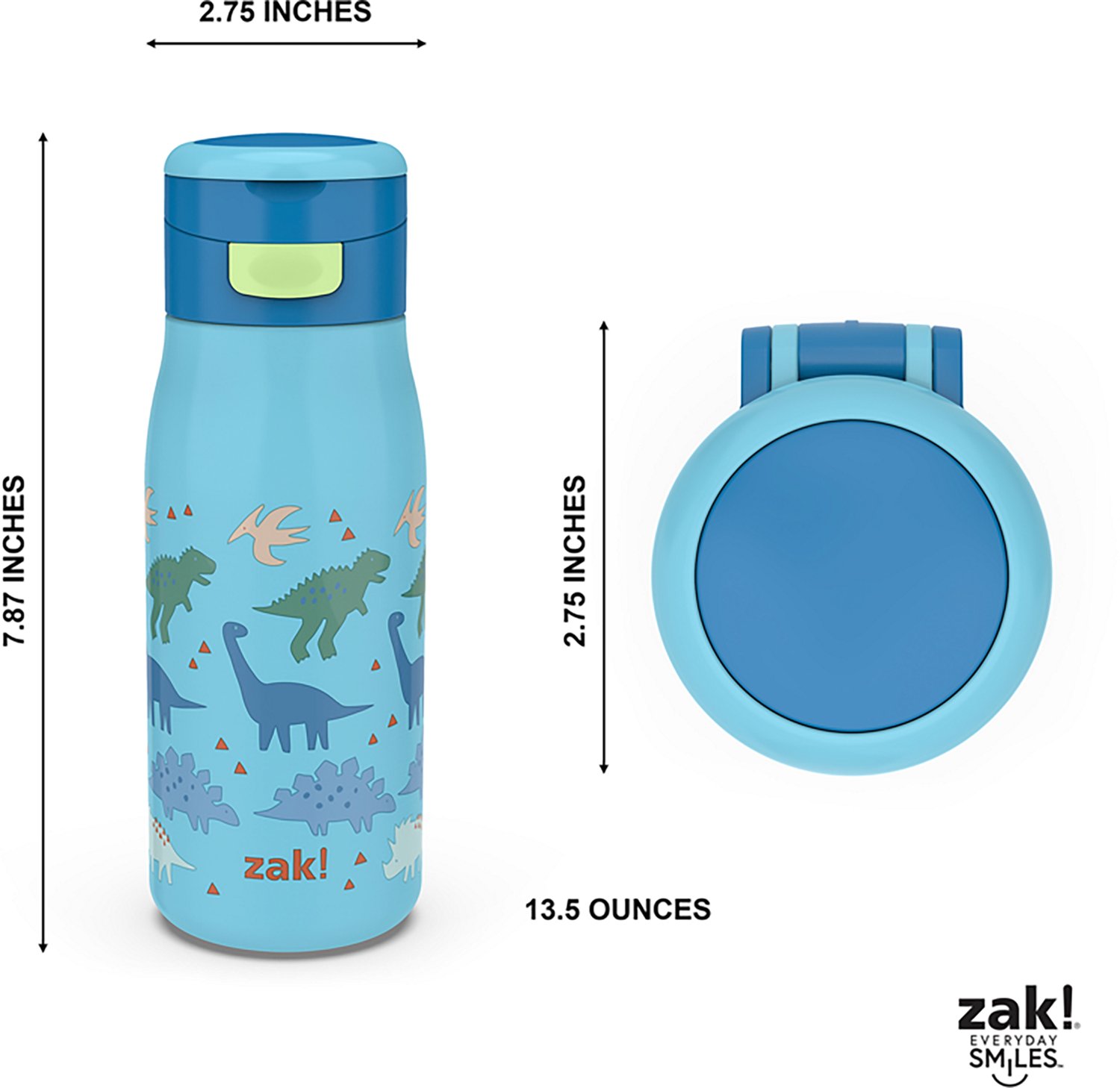 Zak Designs 13.5 oz Vacuum Water Bottle