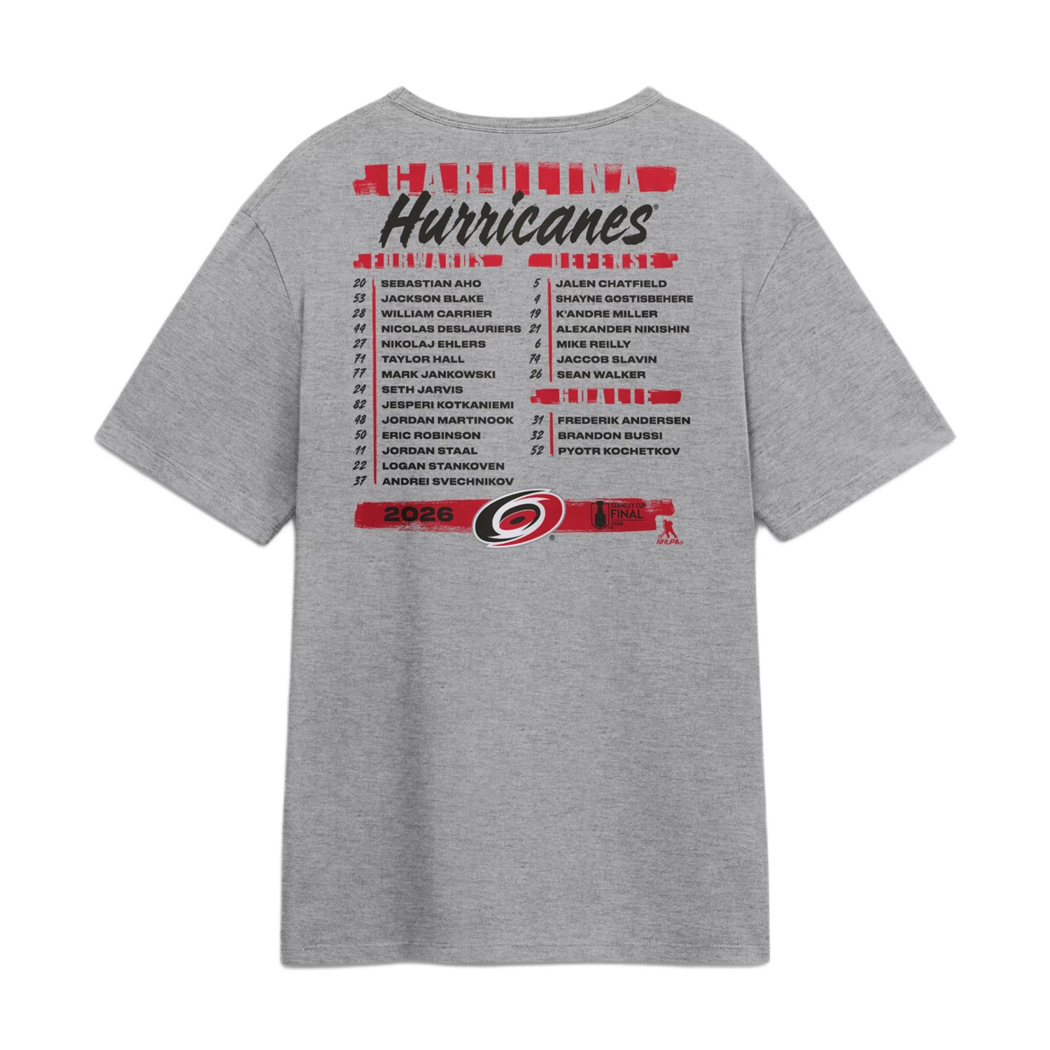Fanatics Men's Carolina Hurricanes 2026 Finals Participant Roster Short Sleeve T-Shirt - view number 3
