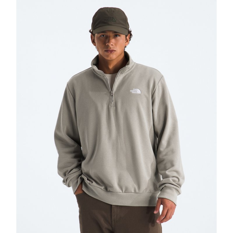 The North Face Men's Evolution 1/4 Zip Pullover, Medium, Stone Slab