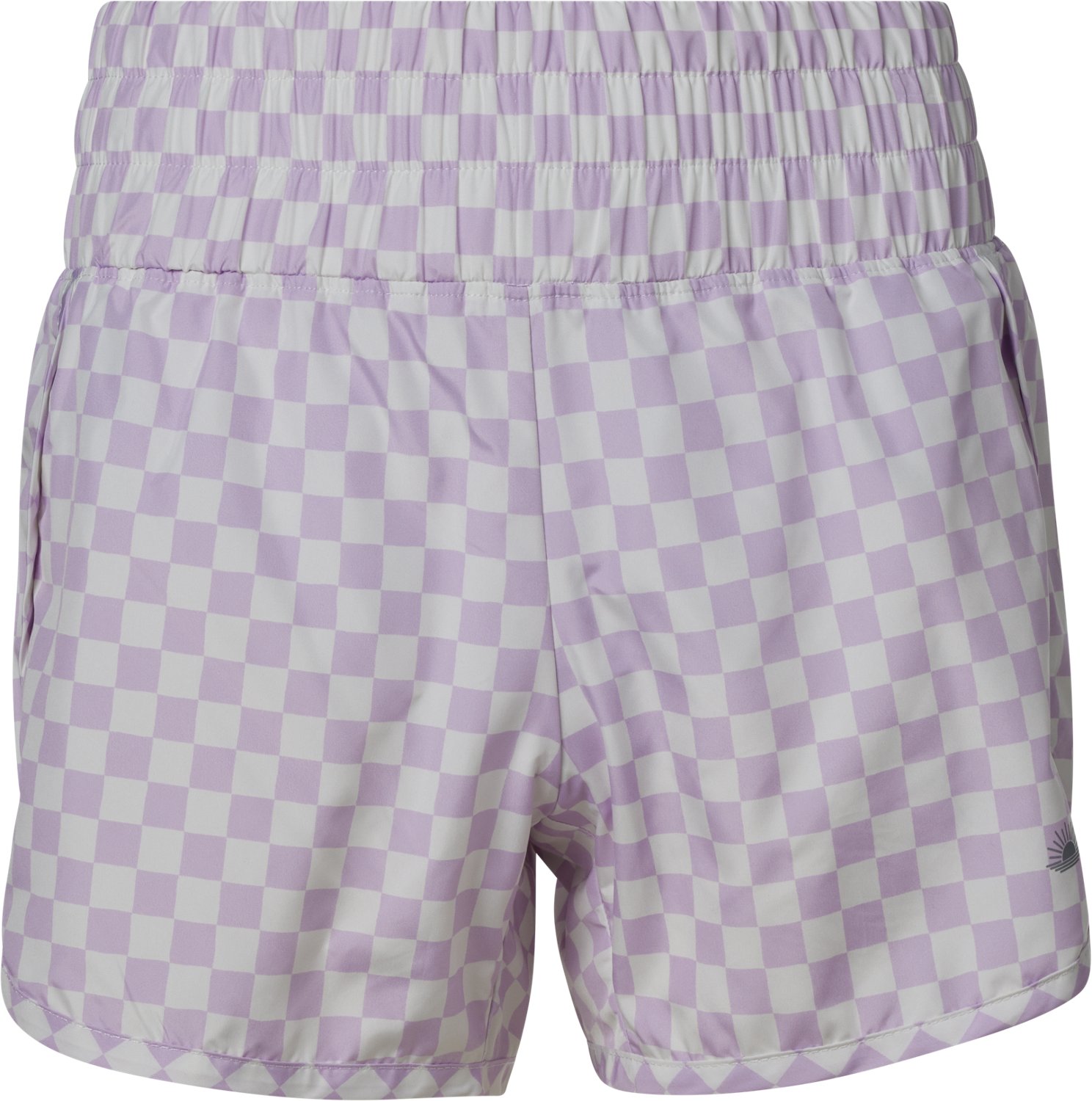 Jadelynn Brooke Girl's High Rise Checkered Athletic Shorts 3.5
