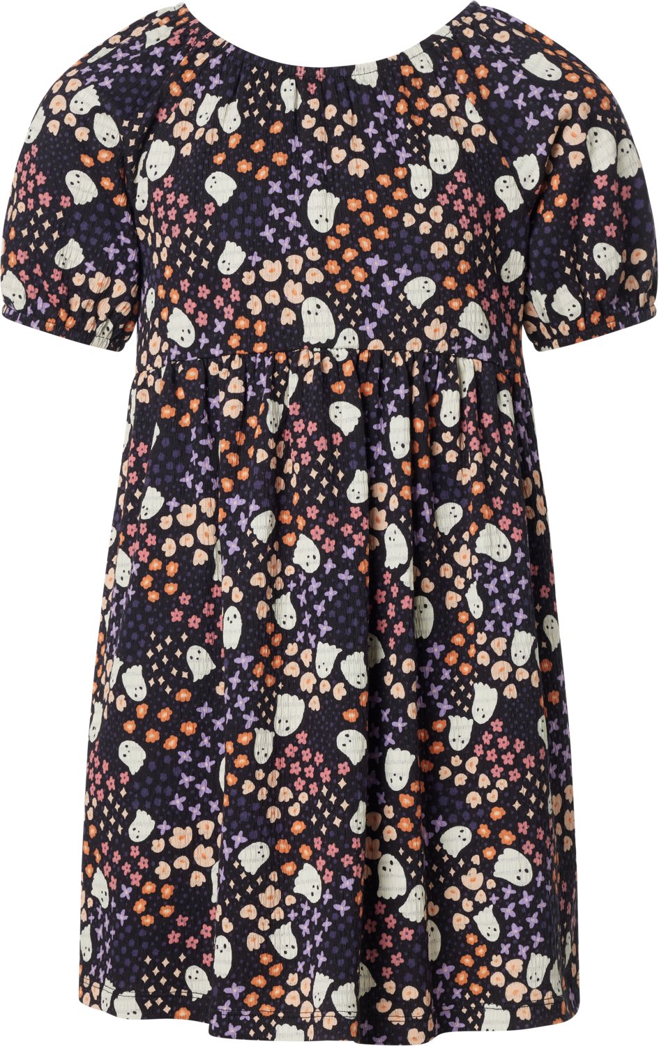 BCG Girls' Puff Print Short Sleeve Dress