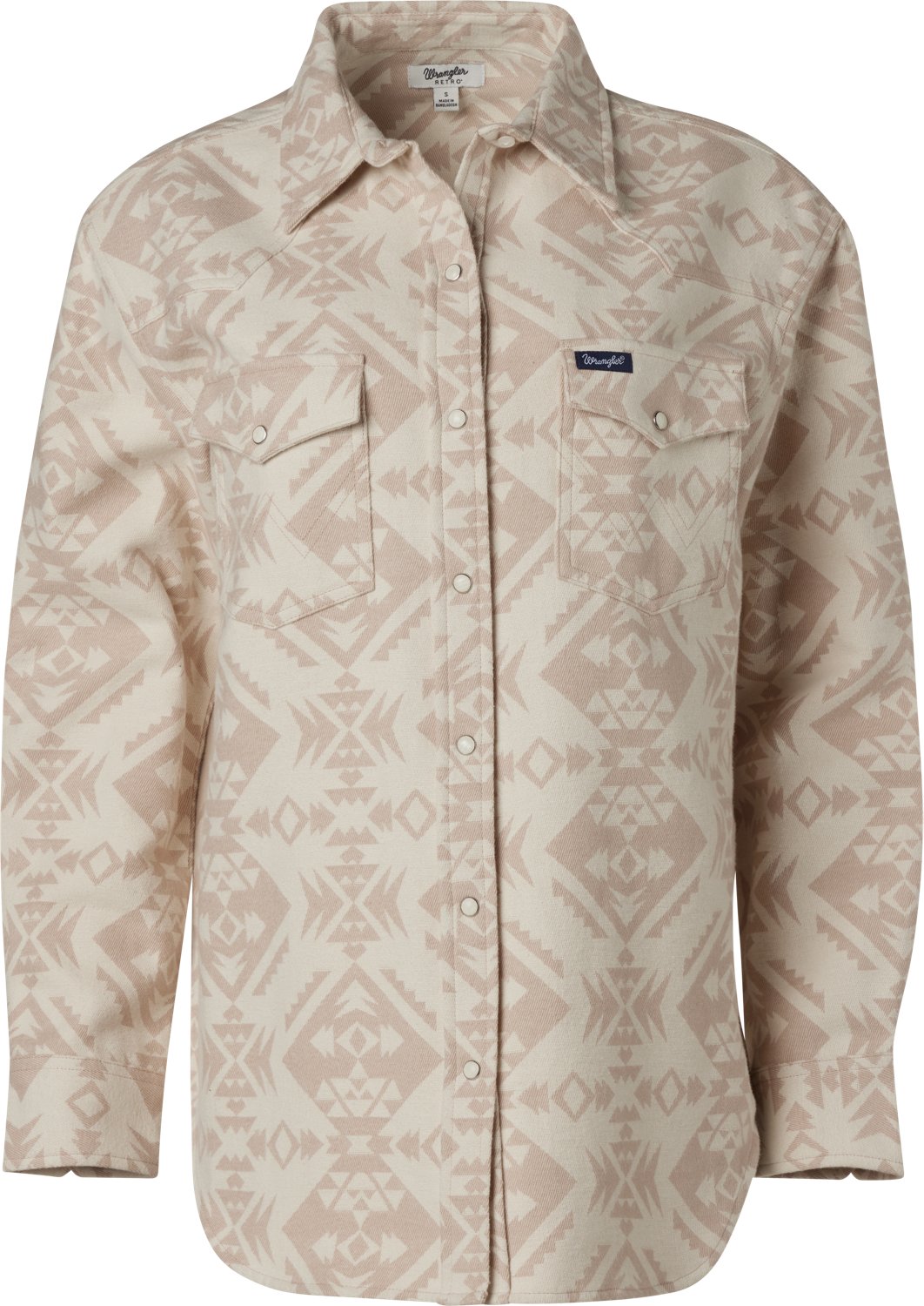 Wrangler Women's Boyfriend Snap Long Sleeve Top - view number 5