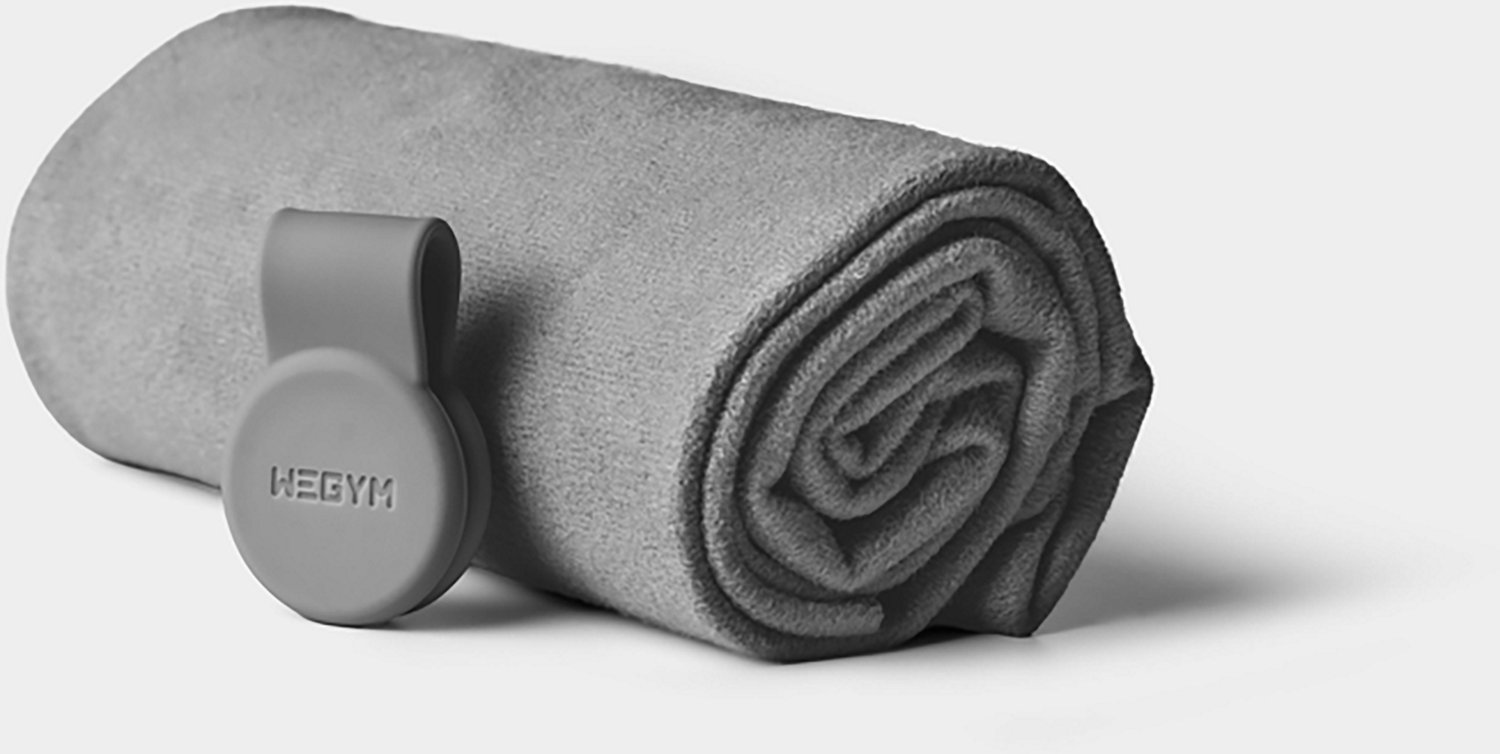 WeGym Suede Performance Towel with Metal Clip