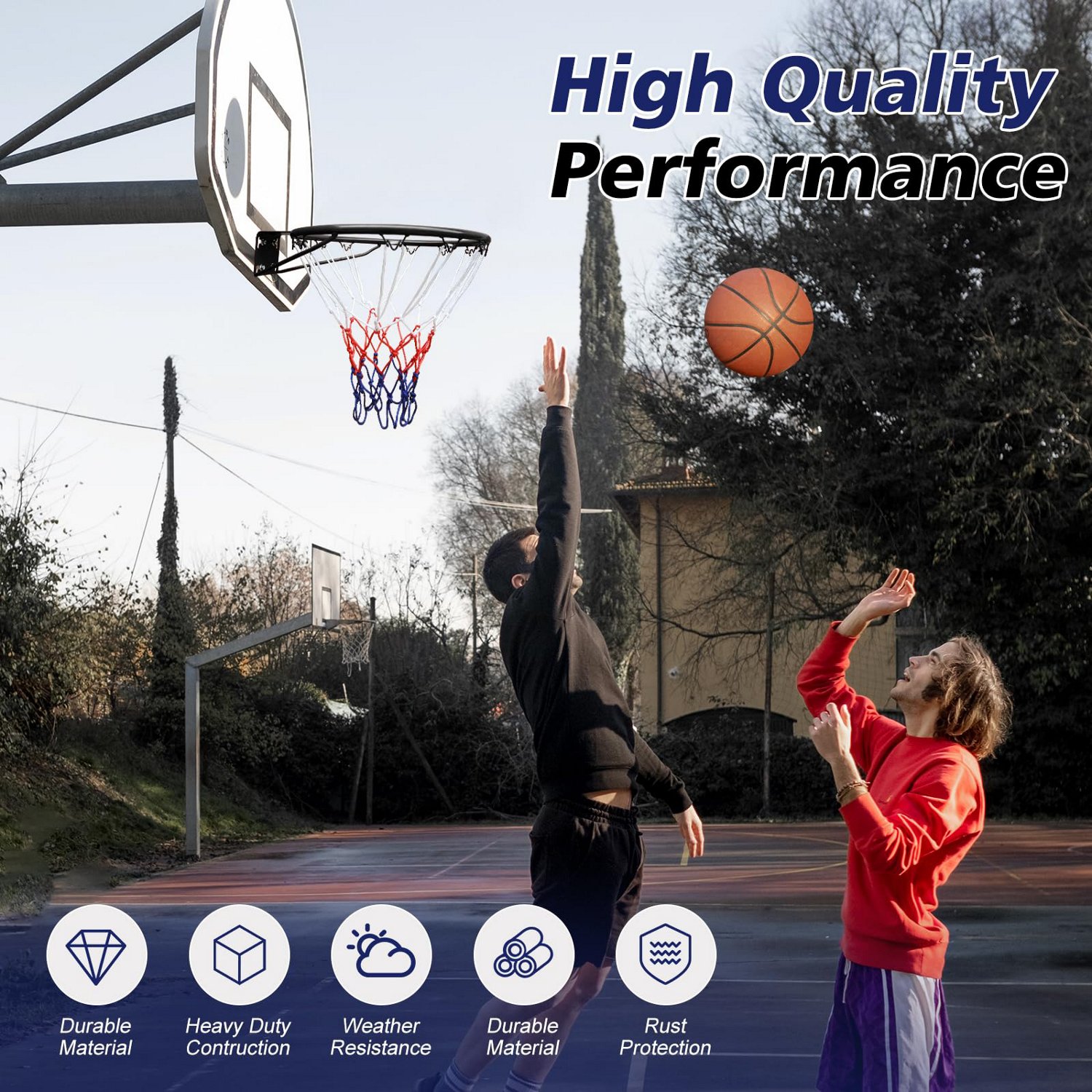 Trustmade 18 in Steel Basketball Rim - view number 3